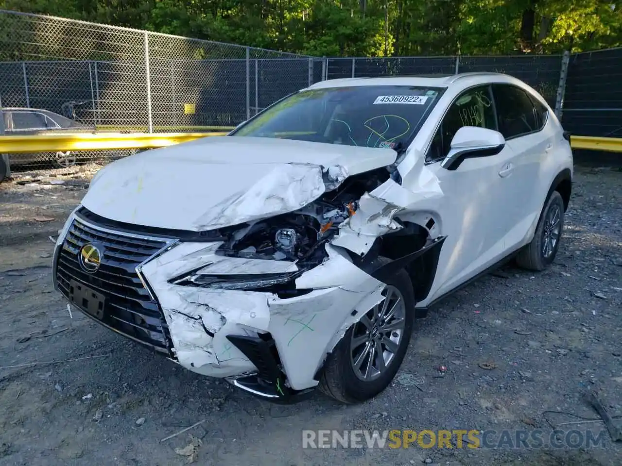 2 Photograph of a damaged car JTJDARDZXM5020287 LEXUS NX 2021