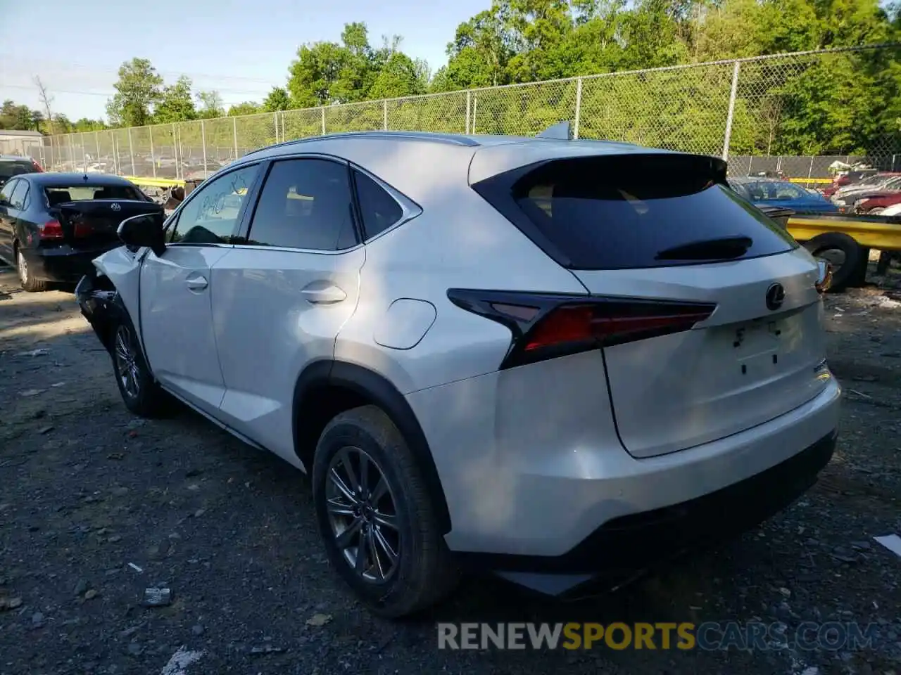 3 Photograph of a damaged car JTJDARDZXM5020287 LEXUS NX 2021