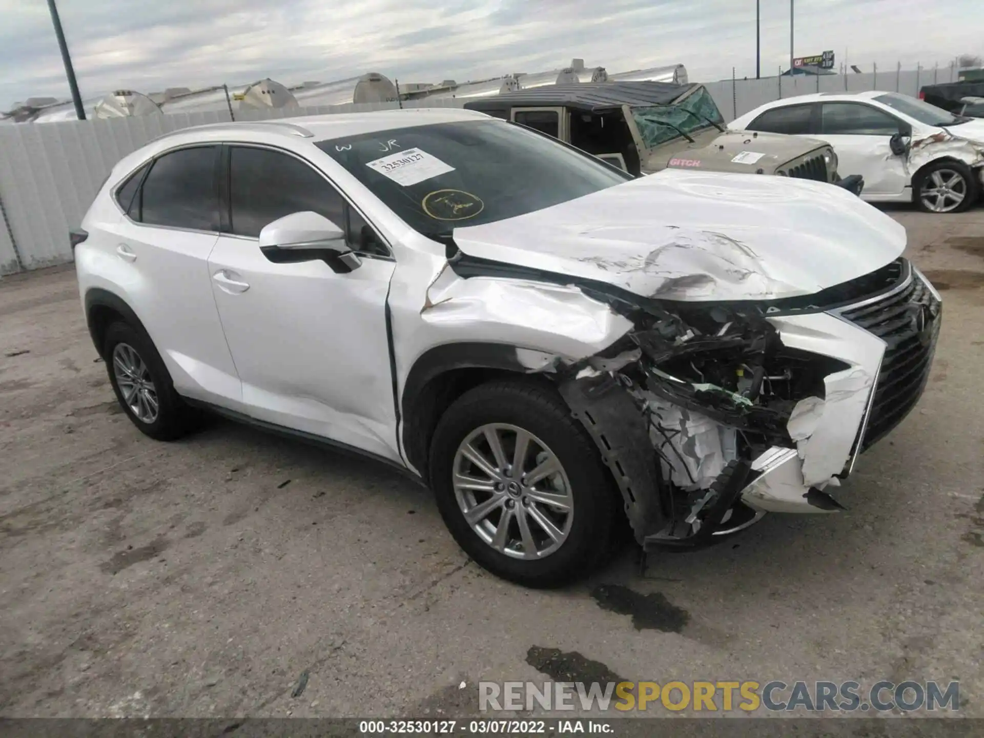 1 Photograph of a damaged car JTJDARDZXM5022105 LEXUS NX 2021