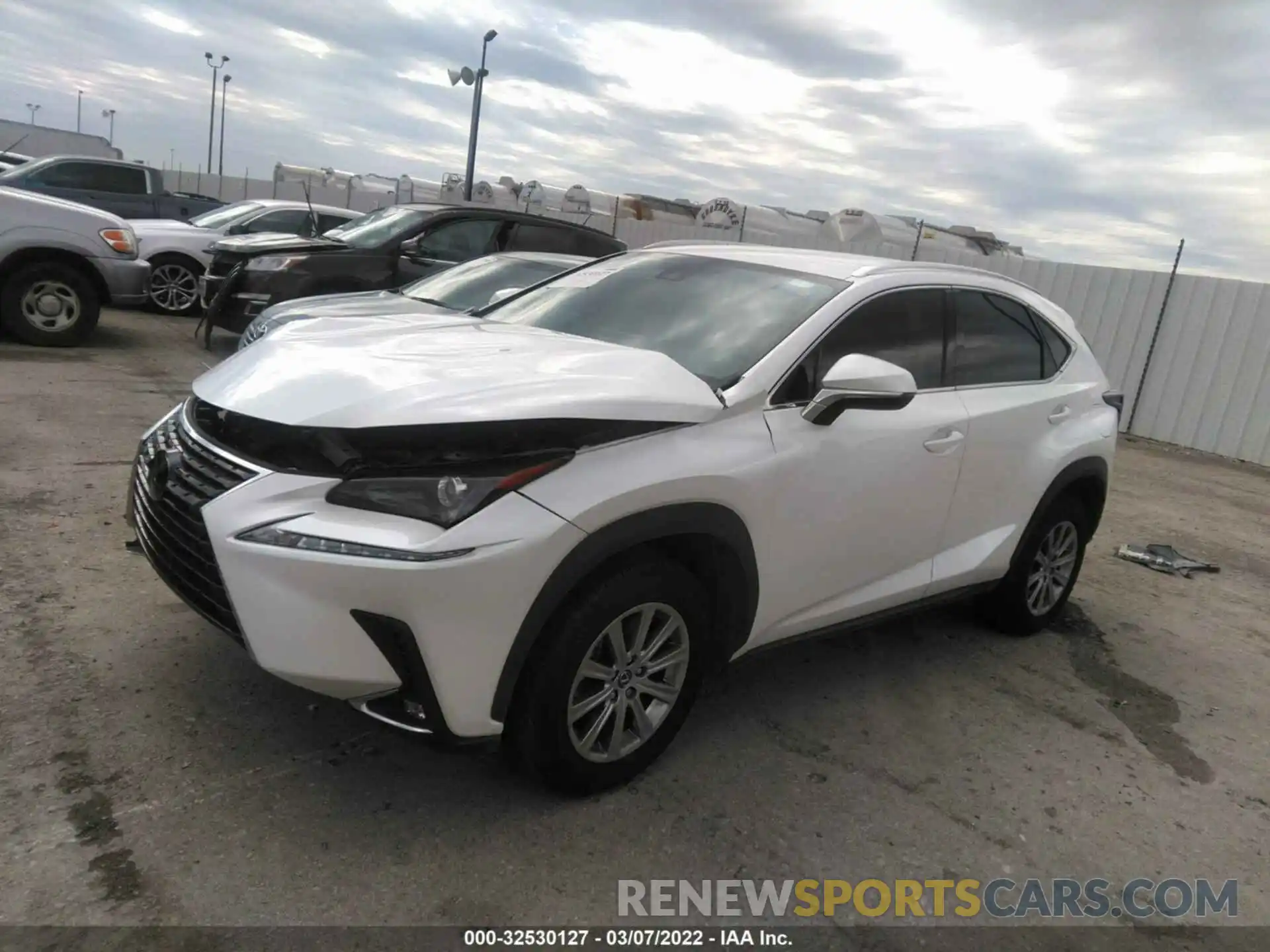 2 Фотография поврежденного автомобиля JTJDARDZXM5022105 LEXUS NX 2021