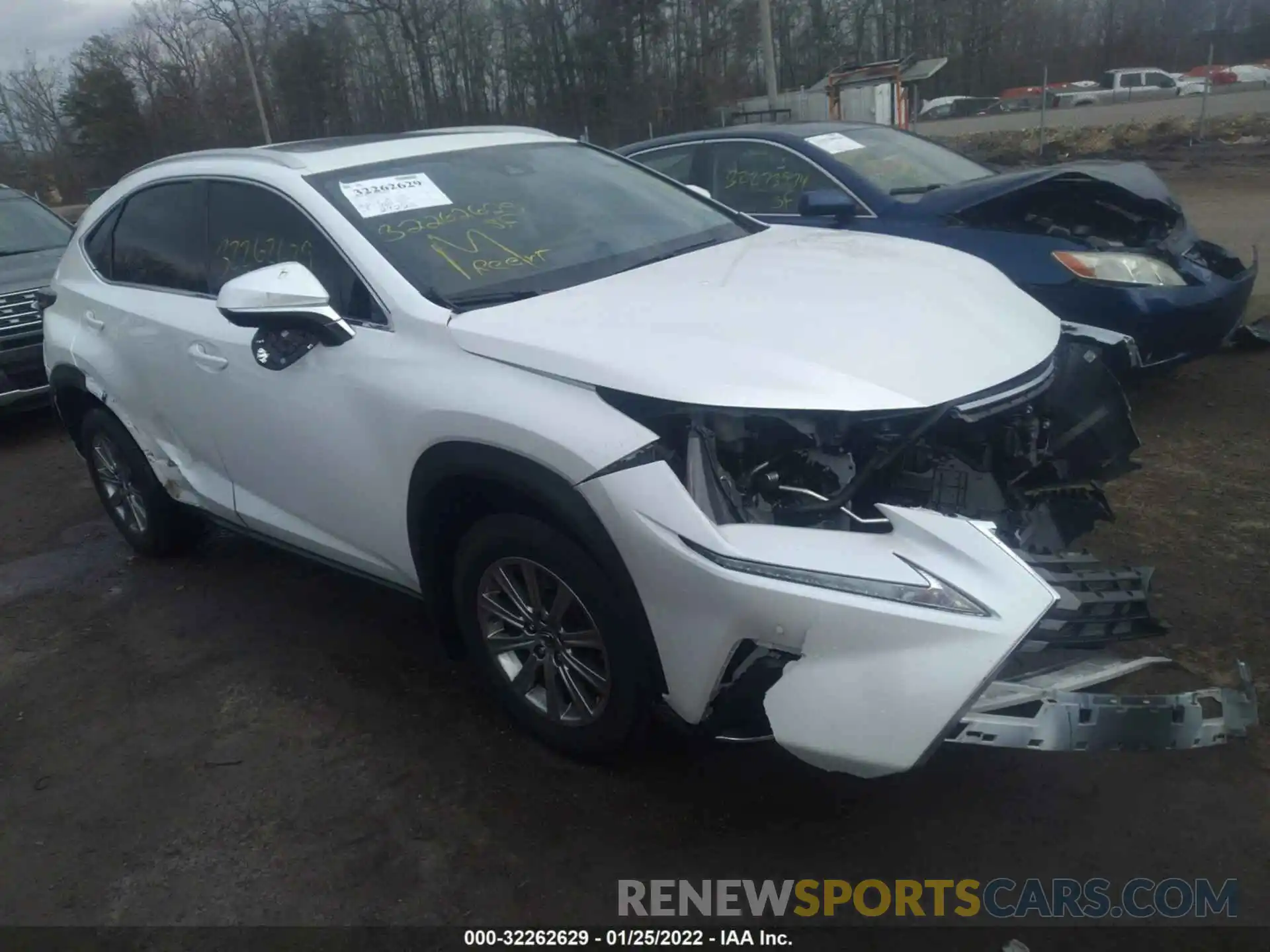 1 Фотография поврежденного автомобиля JTJDARDZXM5022136 LEXUS NX 2021