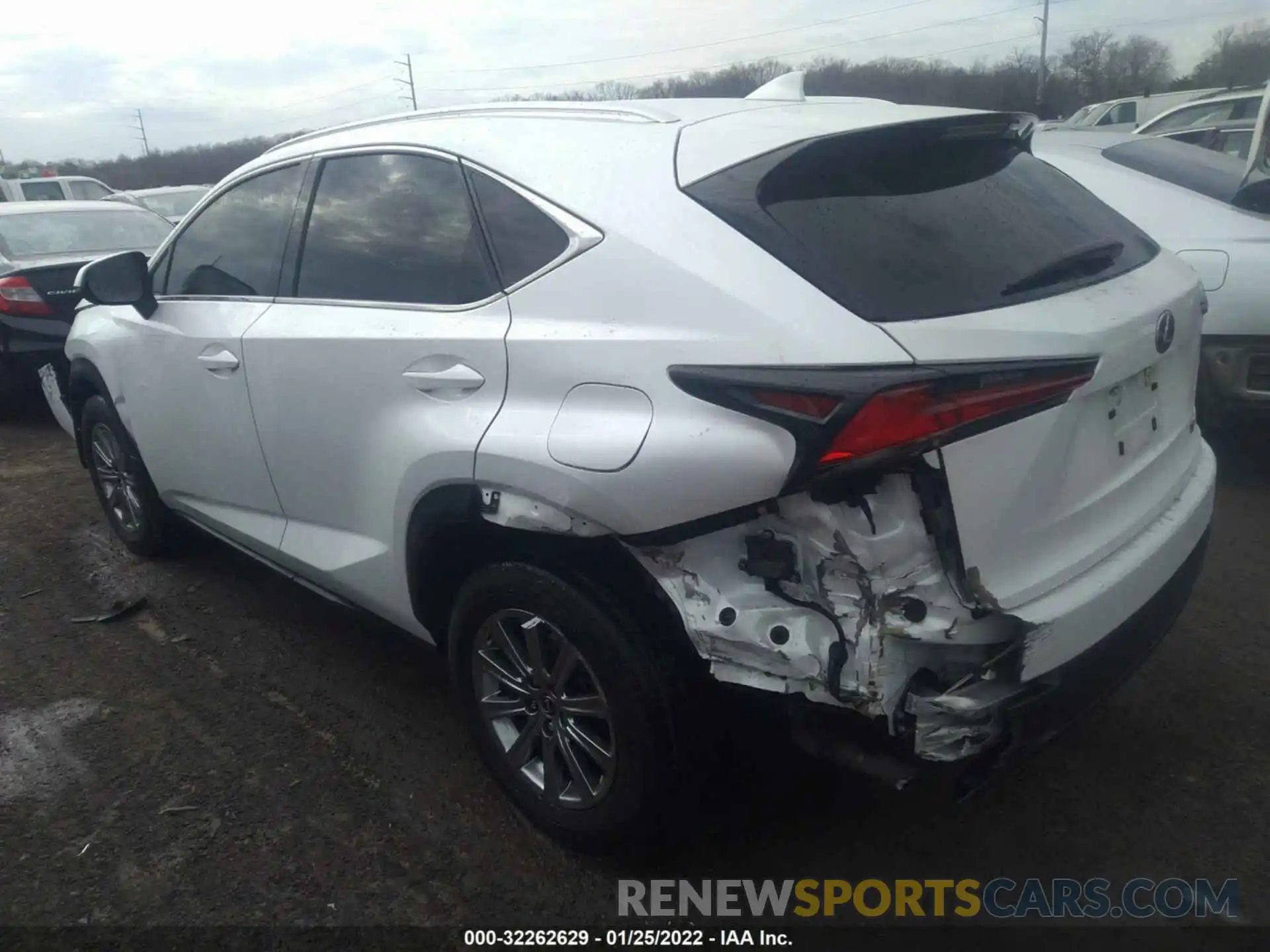 3 Фотография поврежденного автомобиля JTJDARDZXM5022136 LEXUS NX 2021