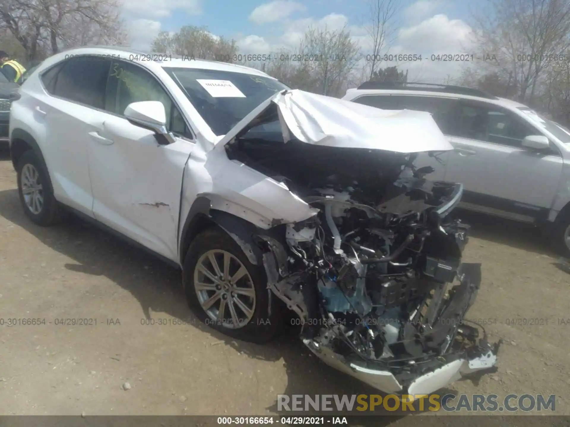 1 Photograph of a damaged car JTJDARDZXM5022279 LEXUS NX 2021