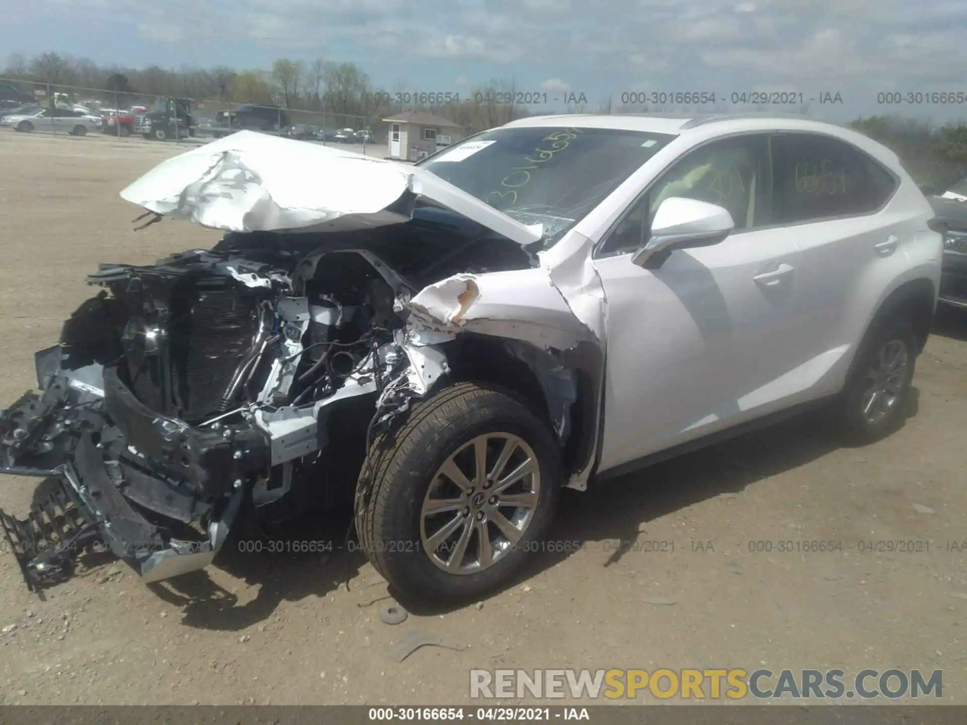 2 Photograph of a damaged car JTJDARDZXM5022279 LEXUS NX 2021