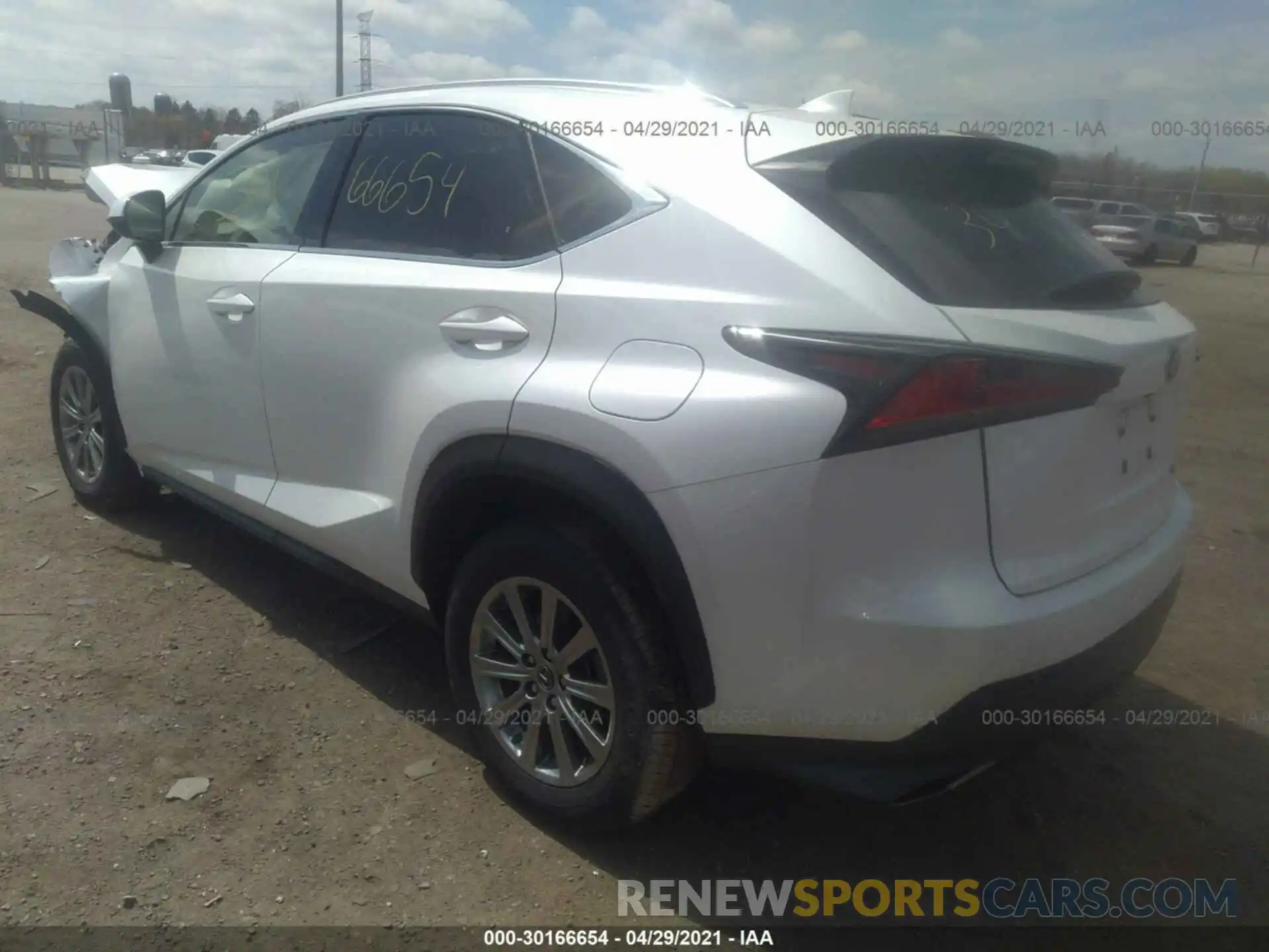 3 Фотография поврежденного автомобиля JTJDARDZXM5022279 LEXUS NX 2021