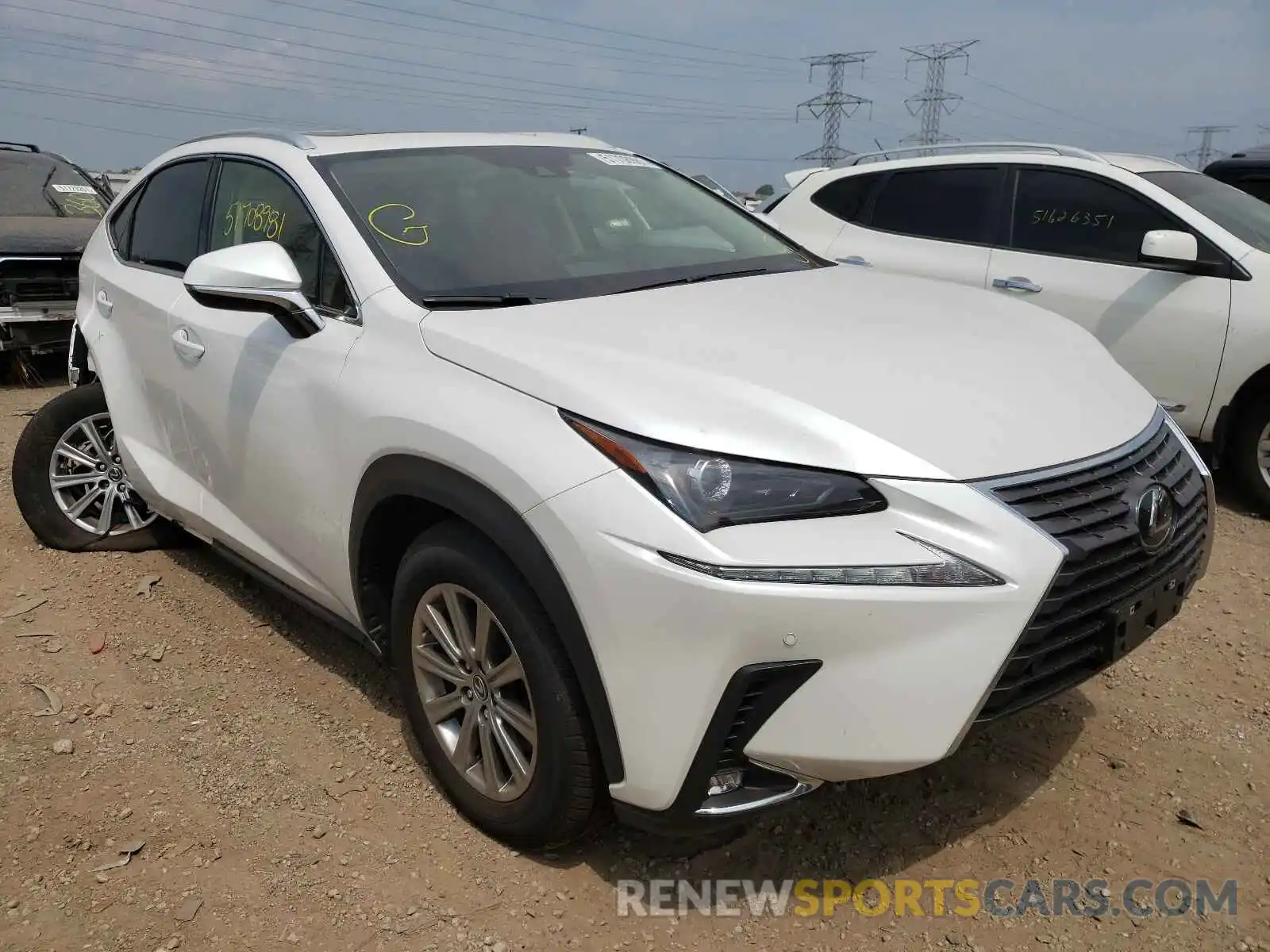 1 Photograph of a damaged car JTJDARDZXM5026798 LEXUS NX 2021