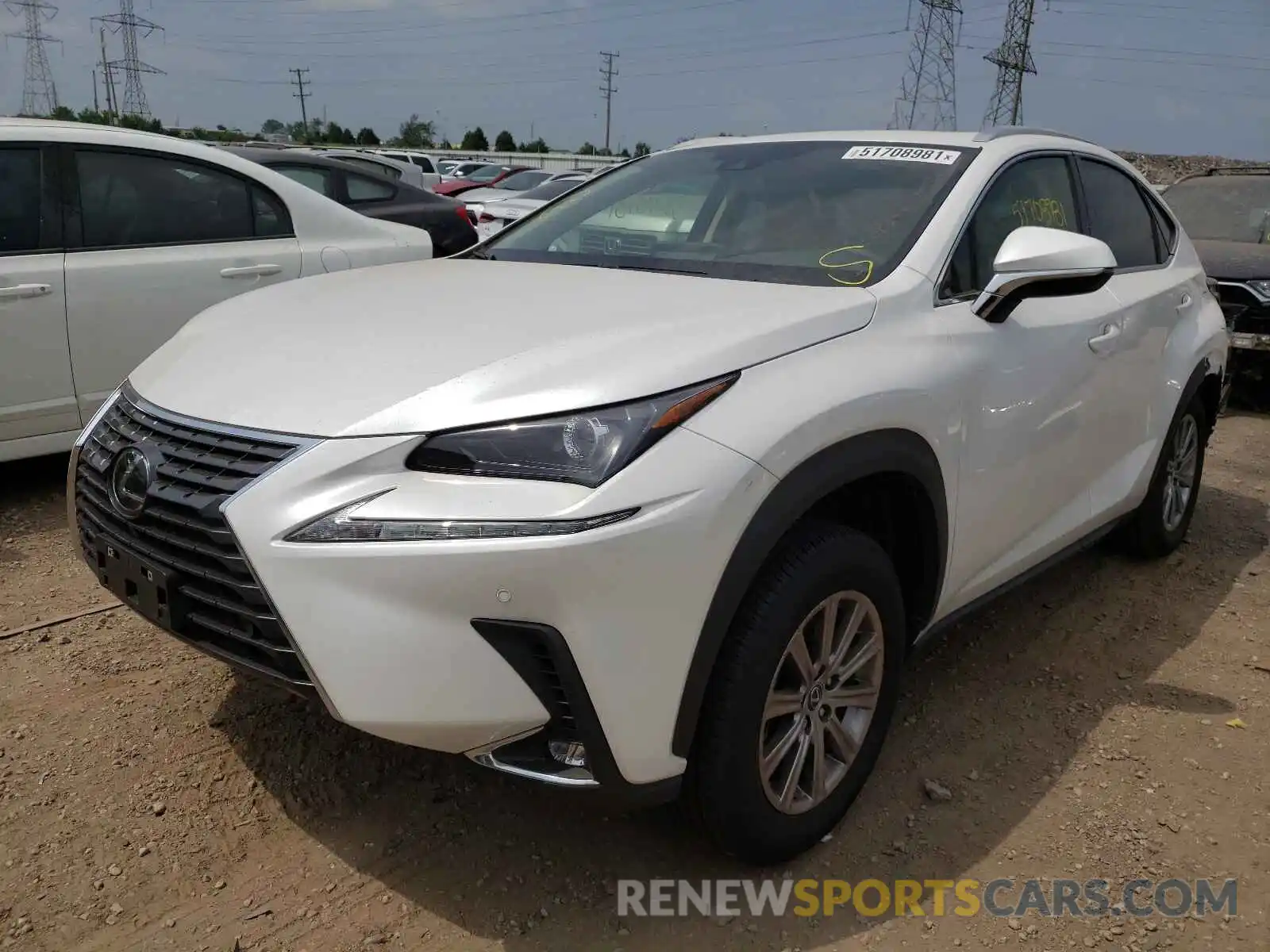 2 Photograph of a damaged car JTJDARDZXM5026798 LEXUS NX 2021