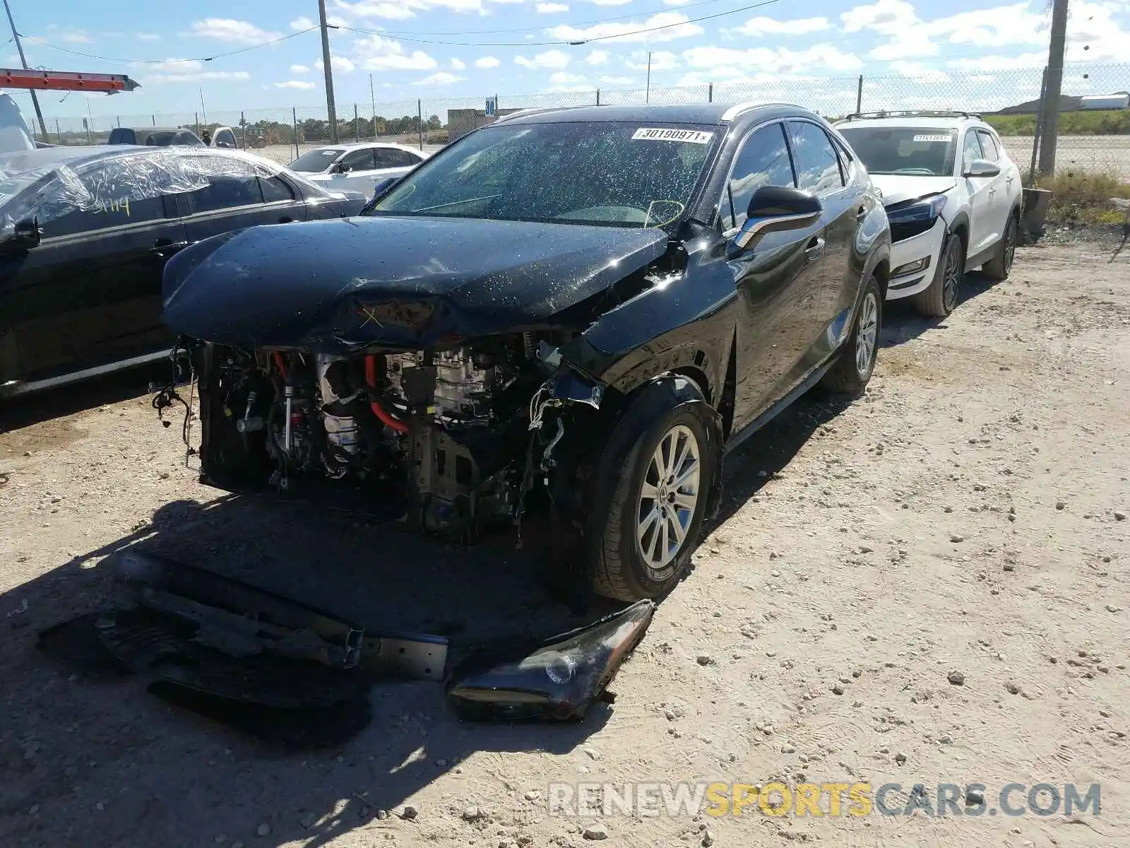 2 Photograph of a damaged car JTJDJRDZ0M2149897 LEXUS NX 2021