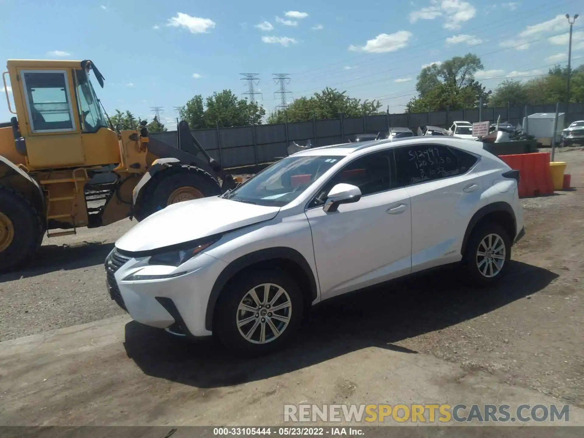 2 Фотография поврежденного автомобиля JTJDJRDZ0M2166683 LEXUS NX 2021