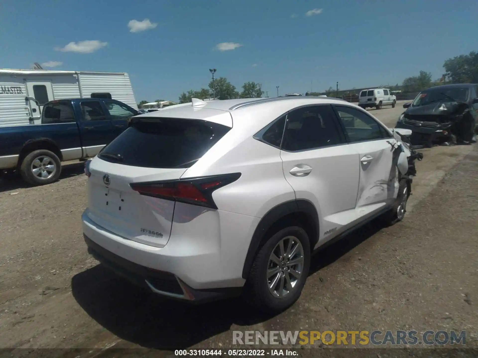 4 Фотография поврежденного автомобиля JTJDJRDZ0M2166683 LEXUS NX 2021