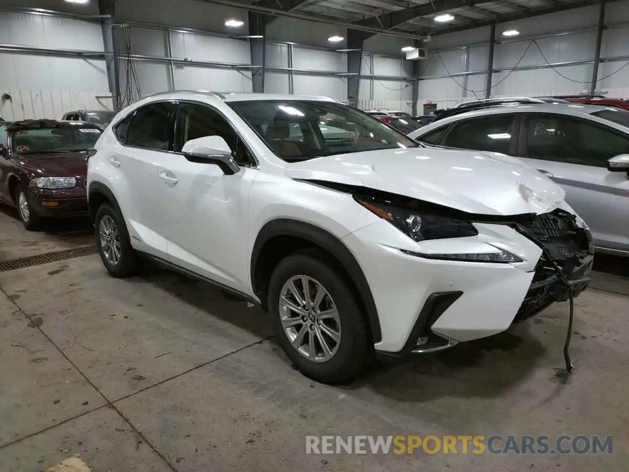 1 Photograph of a damaged car JTJDJRDZ0M5010660 LEXUS NX 2021