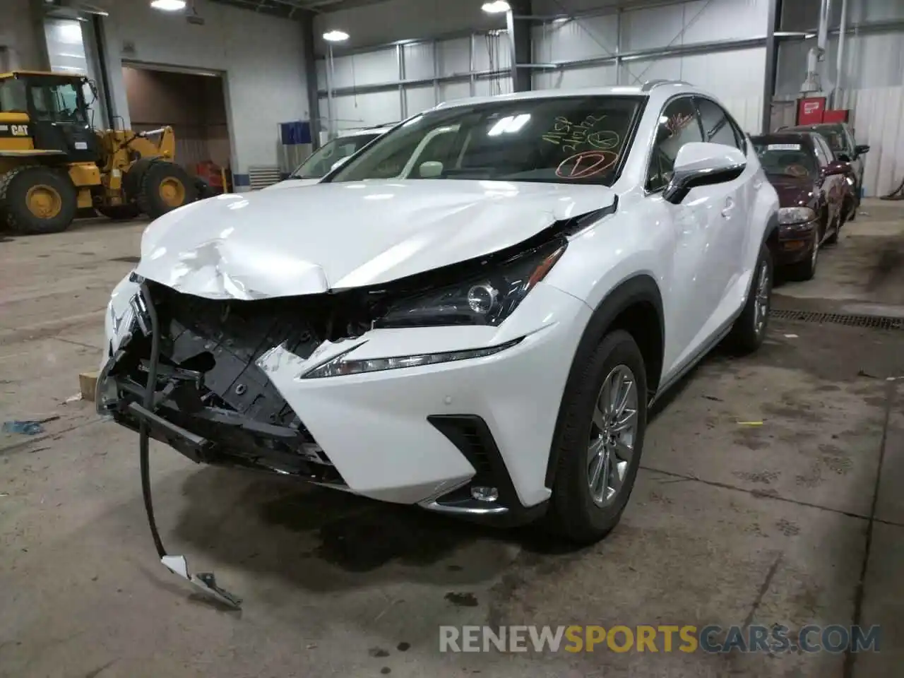 2 Photograph of a damaged car JTJDJRDZ0M5010660 LEXUS NX 2021