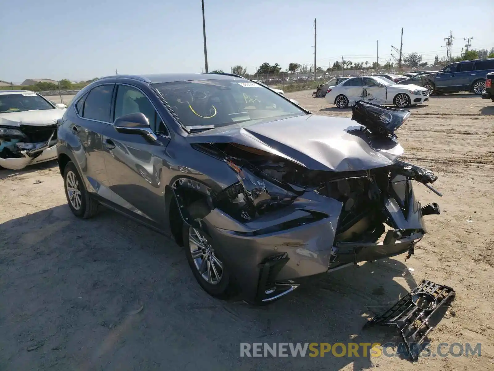 1 Photograph of a damaged car JTJDJRDZ2M2157872 LEXUS NX 2021