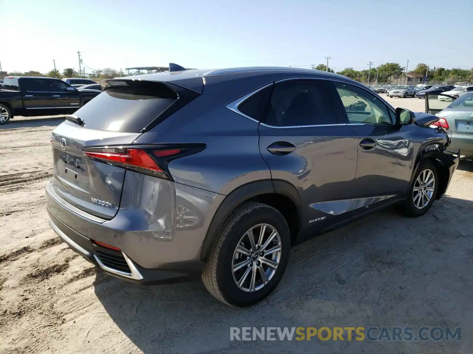 4 Photograph of a damaged car JTJDJRDZ2M2157872 LEXUS NX 2021