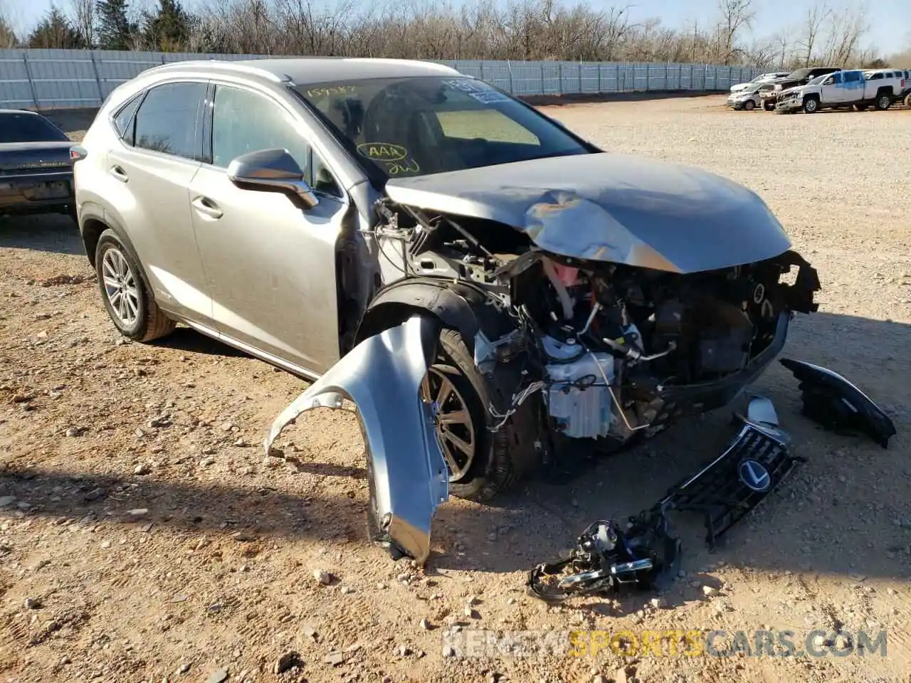 1 Photograph of a damaged car JTJDJRDZ2M2159587 LEXUS NX 2021