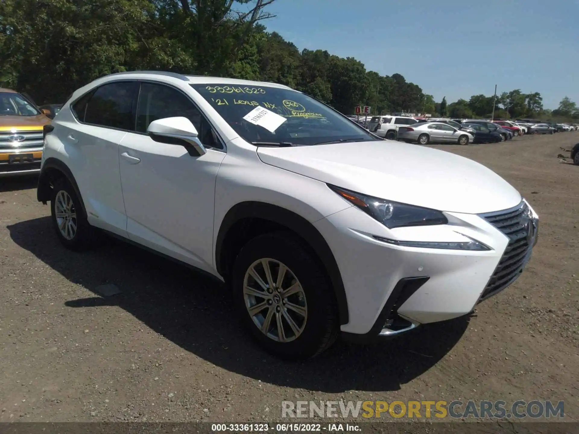 1 Photograph of a damaged car JTJDJRDZ2M2167365 LEXUS NX 2021