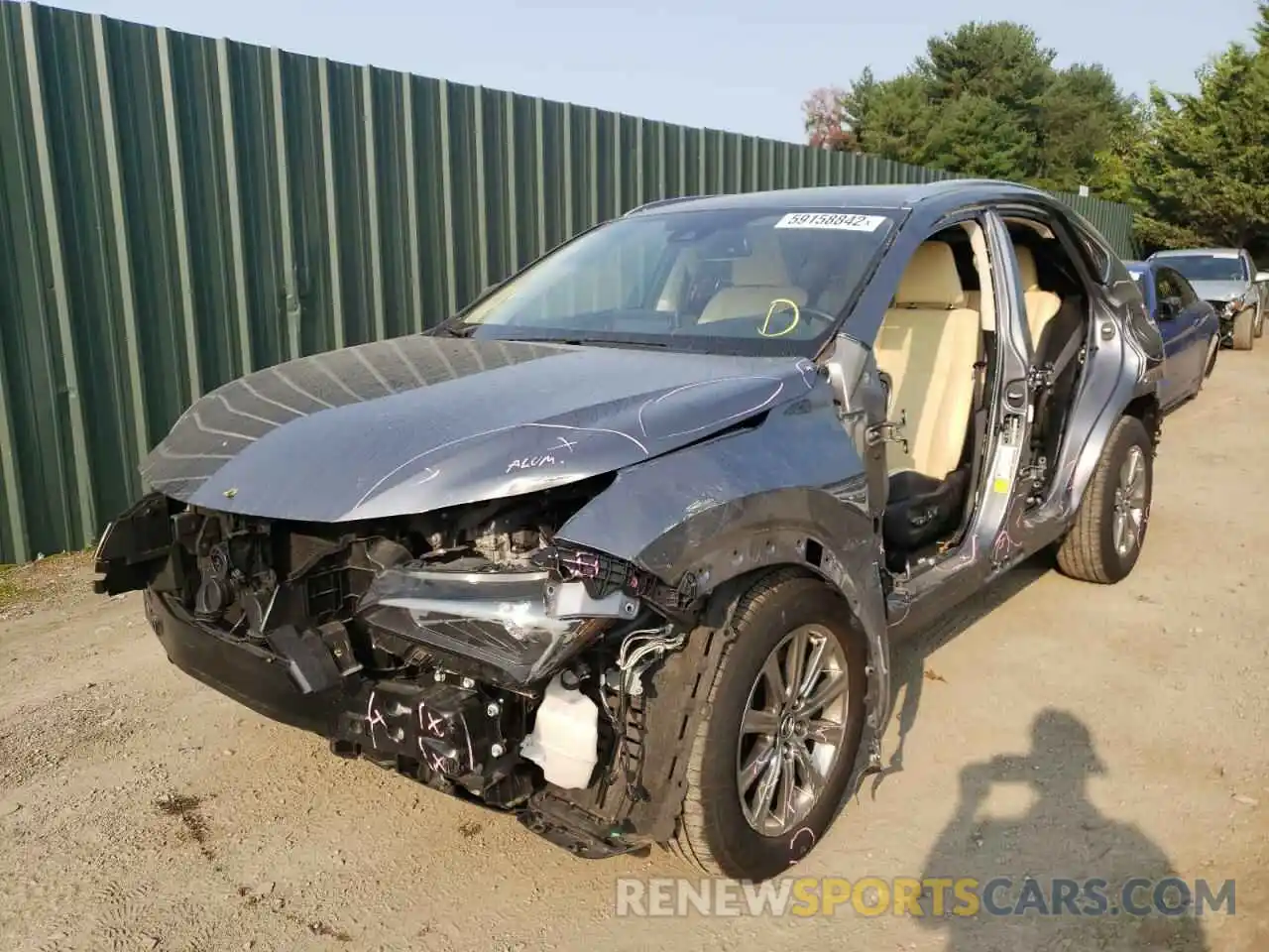 2 Фотография поврежденного автомобиля JTJDJRDZ4M2151703 LEXUS NX 2021