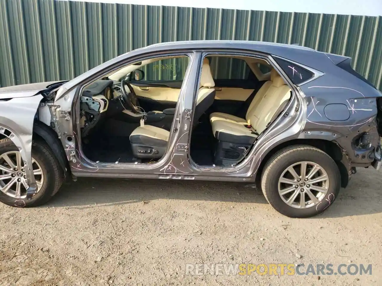 9 Фотография поврежденного автомобиля JTJDJRDZ4M2151703 LEXUS NX 2021