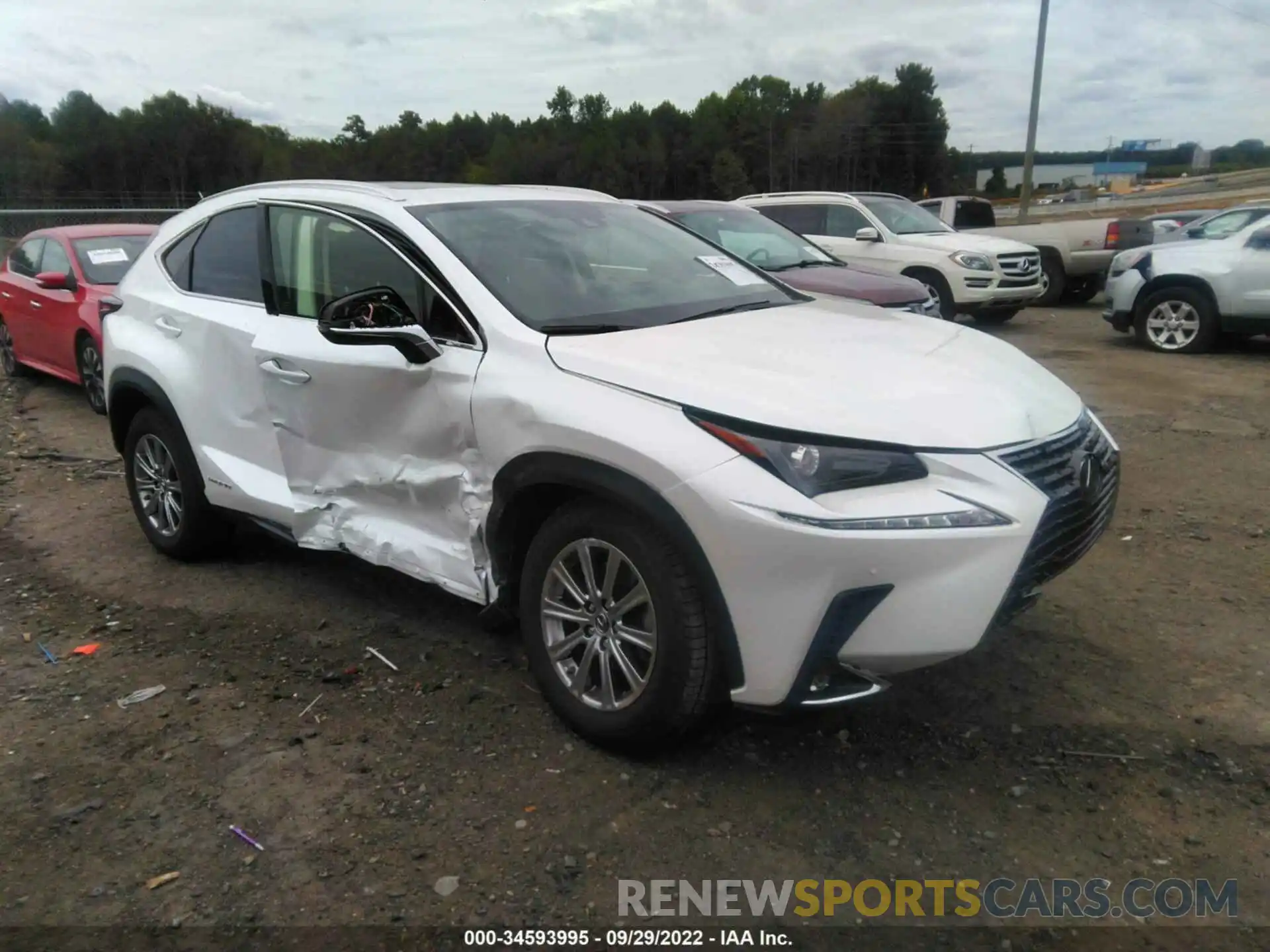 1 Фотография поврежденного автомобиля JTJDJRDZ5M2168364 LEXUS NX 2021