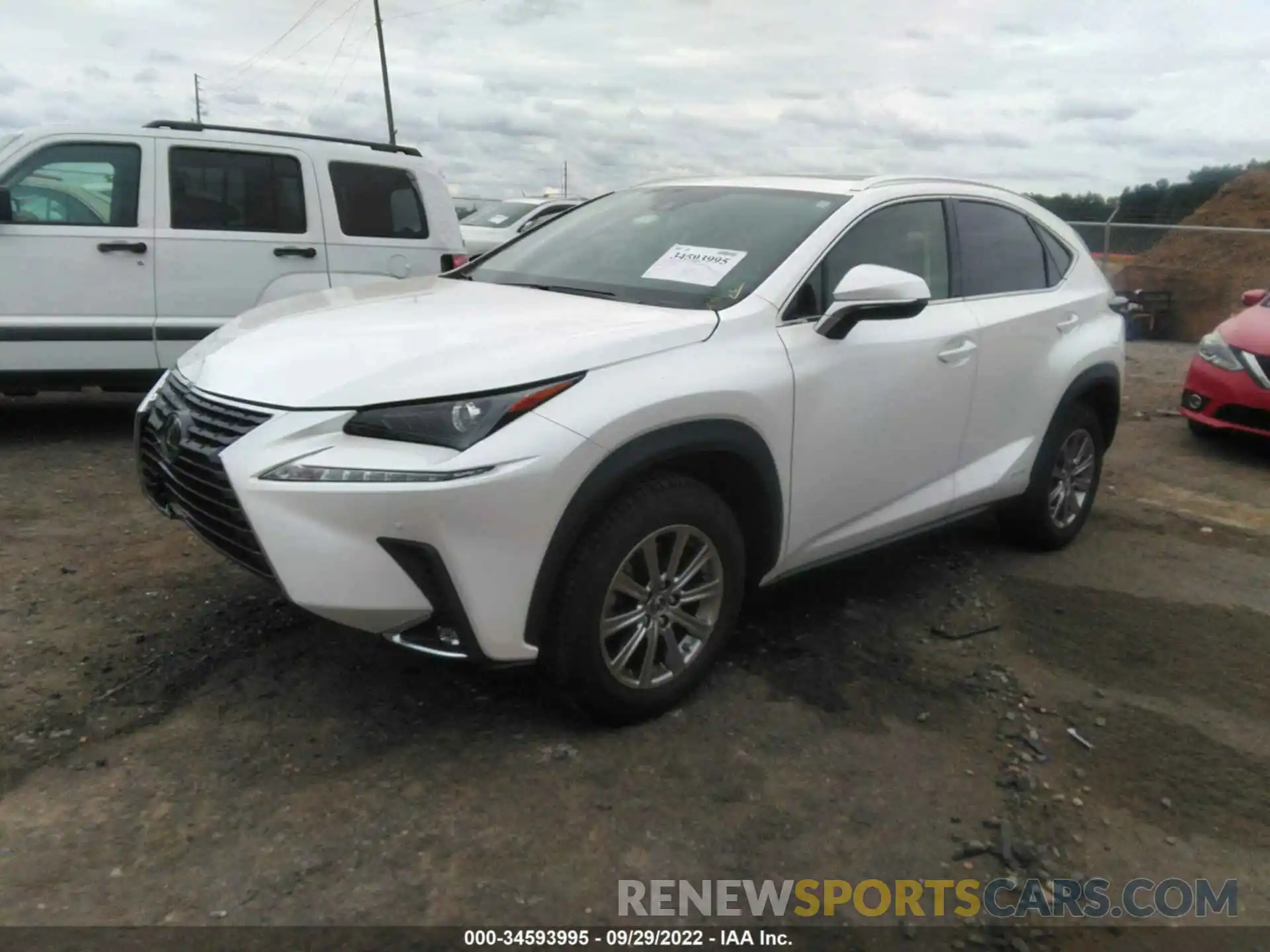 2 Фотография поврежденного автомобиля JTJDJRDZ5M2168364 LEXUS NX 2021