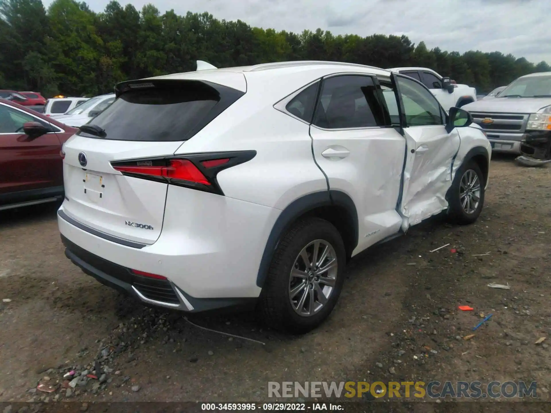 4 Фотография поврежденного автомобиля JTJDJRDZ5M2168364 LEXUS NX 2021