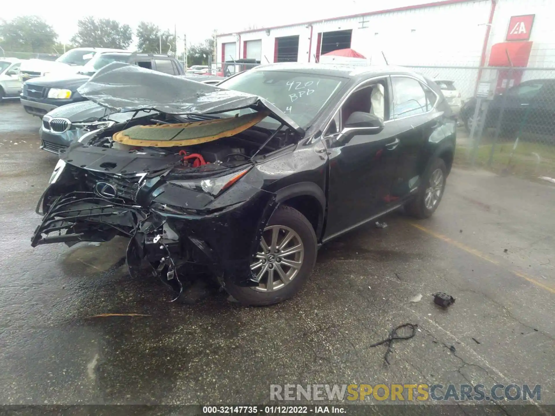 2 Фотография поврежденного автомобиля JTJDJRDZ6M2154201 LEXUS NX 2021