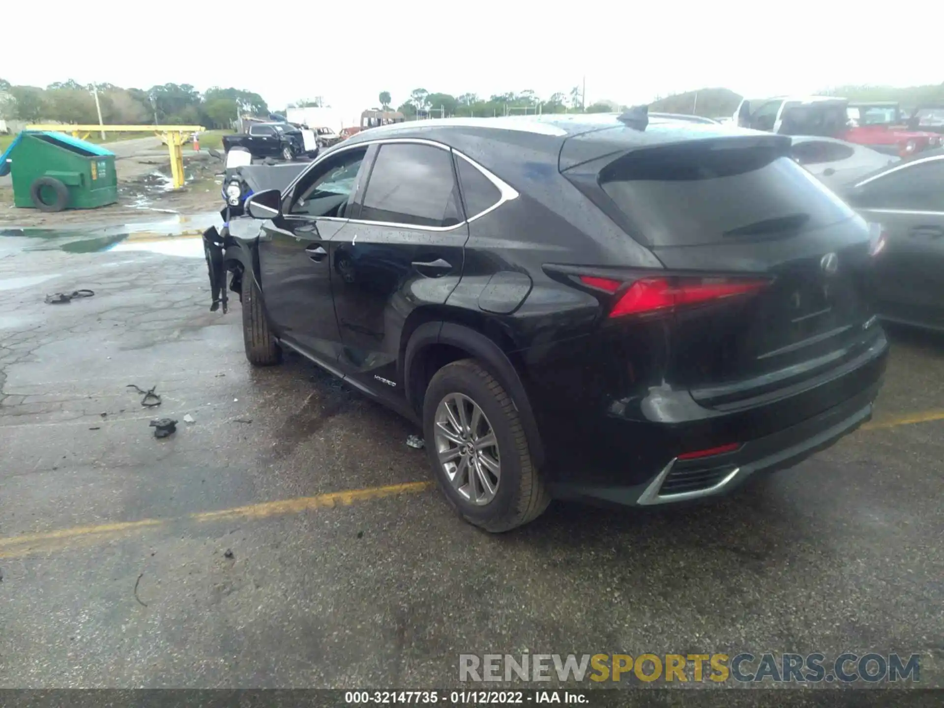 3 Фотография поврежденного автомобиля JTJDJRDZ6M2154201 LEXUS NX 2021