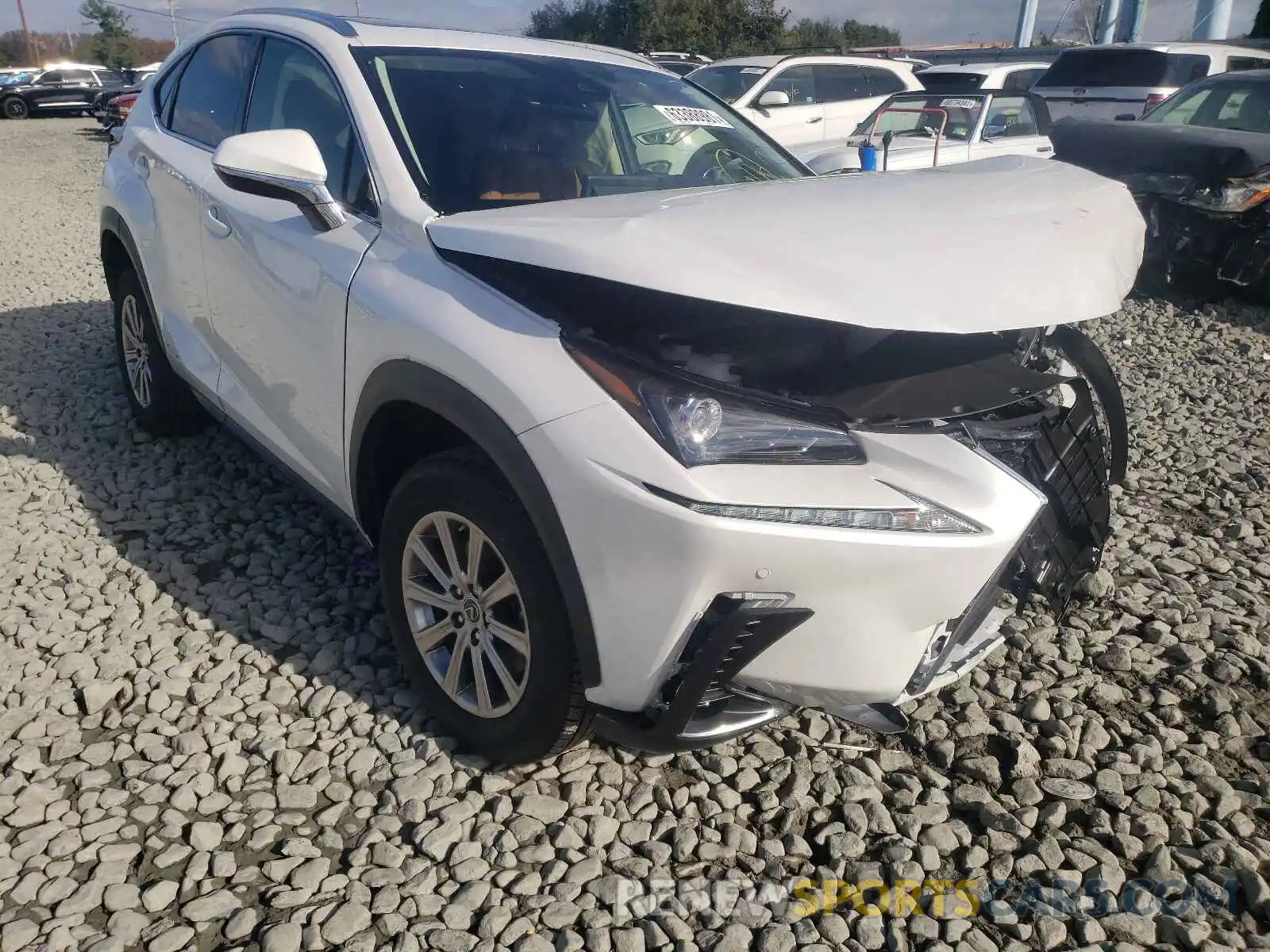 1 Photograph of a damaged car JTJDJRDZ6M5013997 LEXUS NX 2021