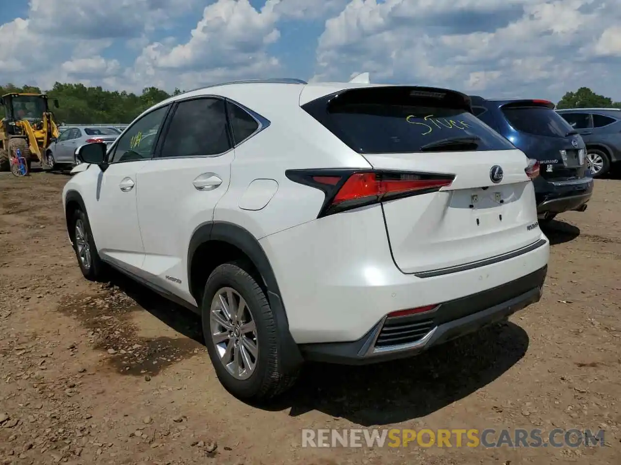 3 Photograph of a damaged car JTJDJRDZ6M5014020 LEXUS NX 2021