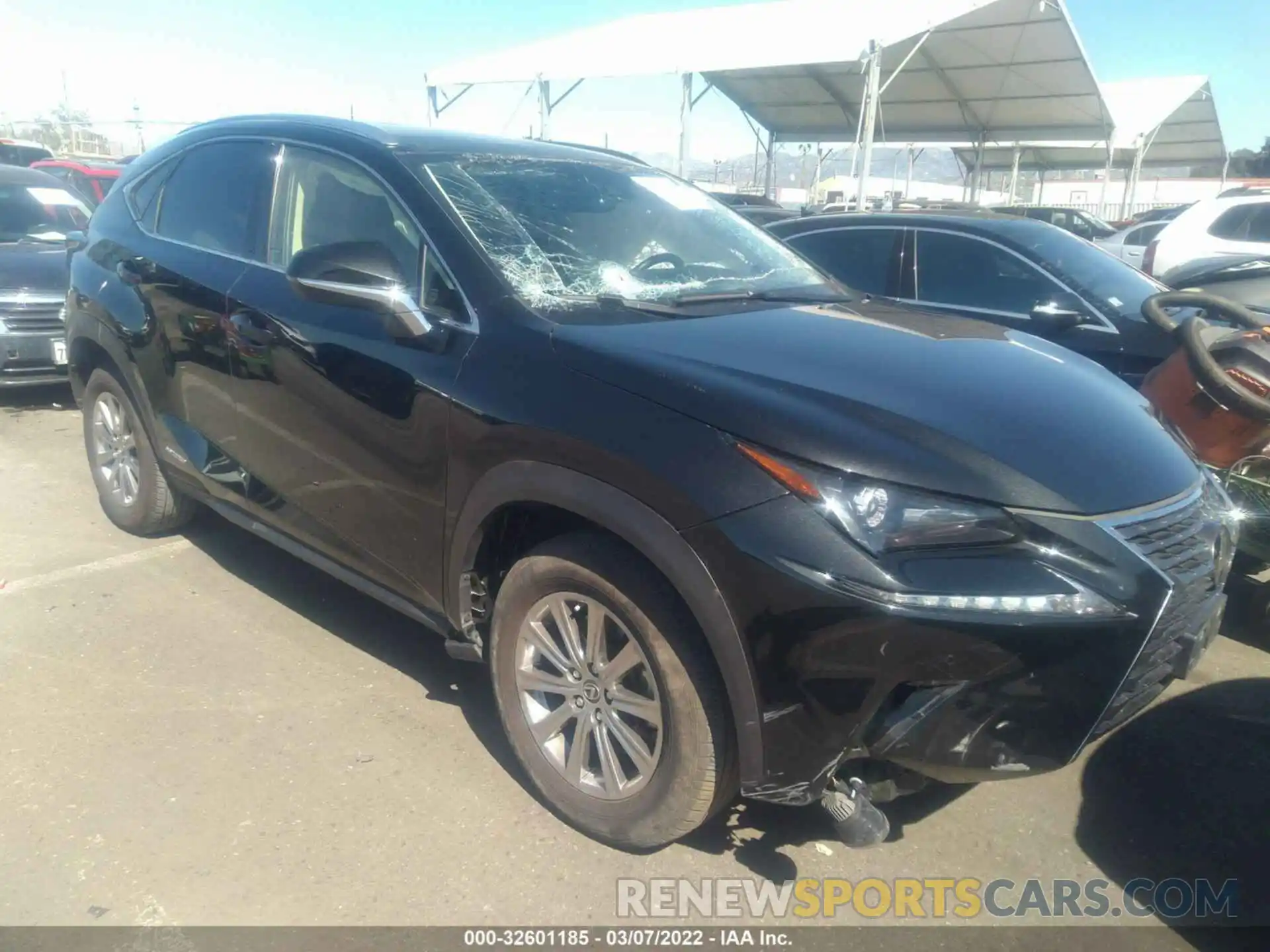 1 Photograph of a damaged car JTJDJRDZ6M5015586 LEXUS NX 2021