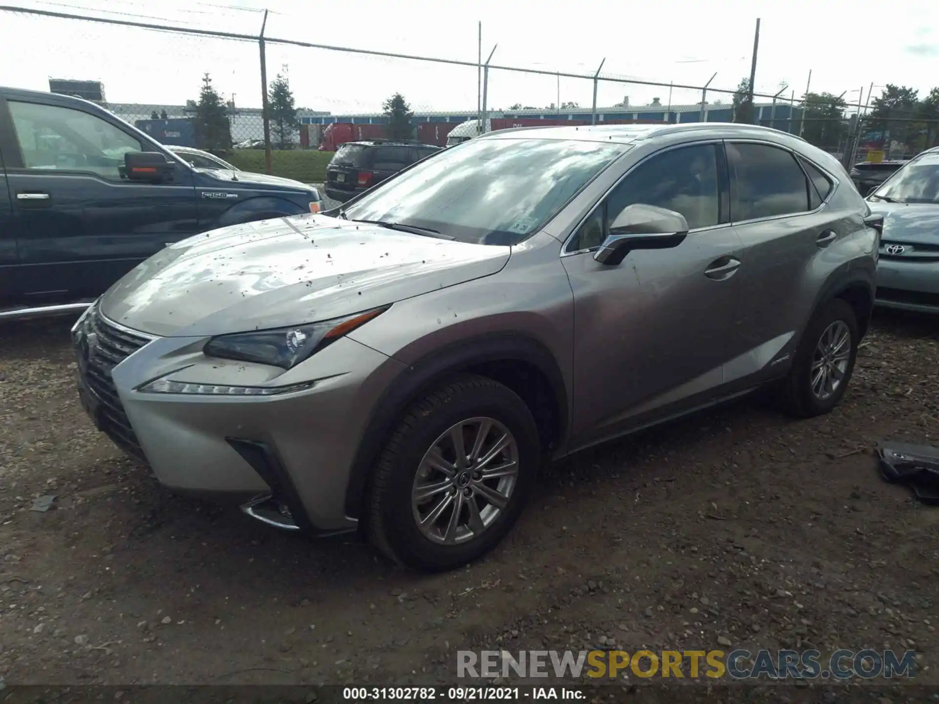 2 Фотография поврежденного автомобиля JTJDJRDZ7M2154417 LEXUS NX 2021