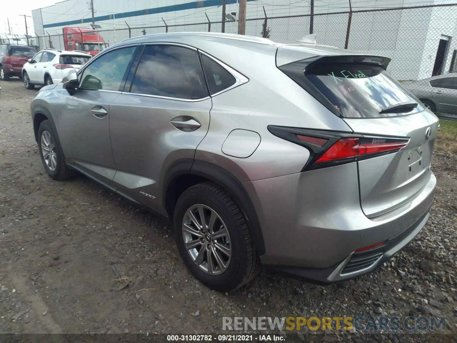 3 Фотография поврежденного автомобиля JTJDJRDZ7M2154417 LEXUS NX 2021