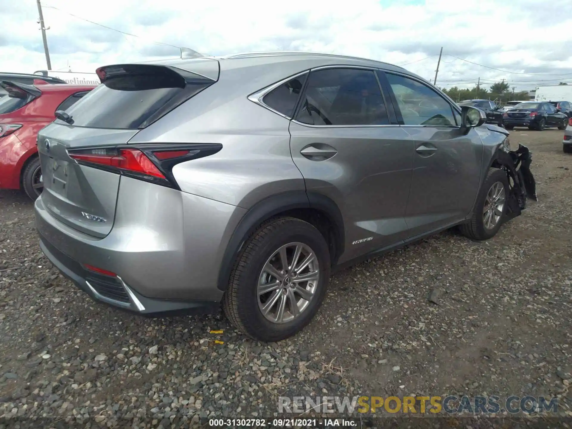 4 Фотография поврежденного автомобиля JTJDJRDZ7M2154417 LEXUS NX 2021