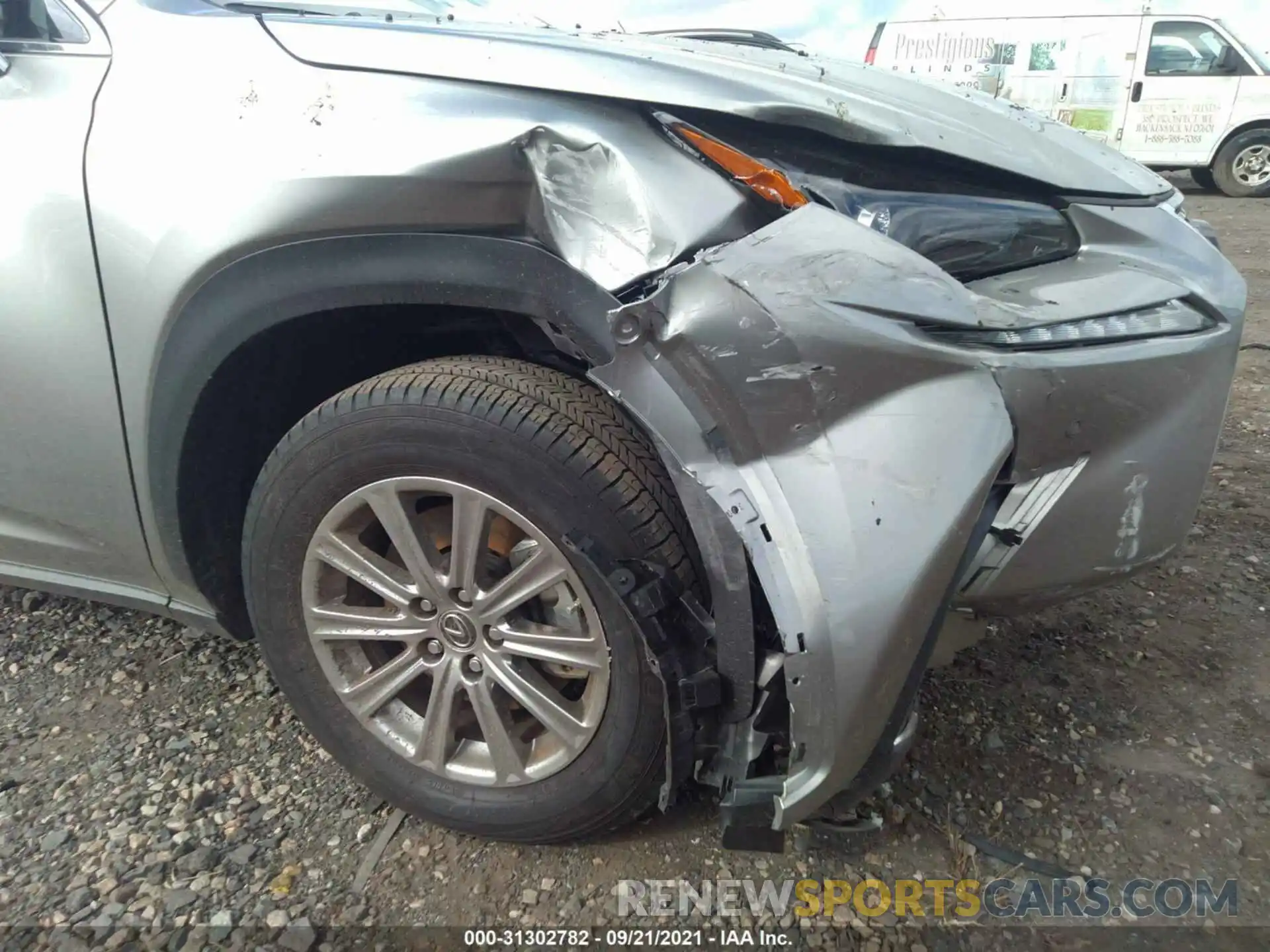 6 Фотография поврежденного автомобиля JTJDJRDZ7M2154417 LEXUS NX 2021