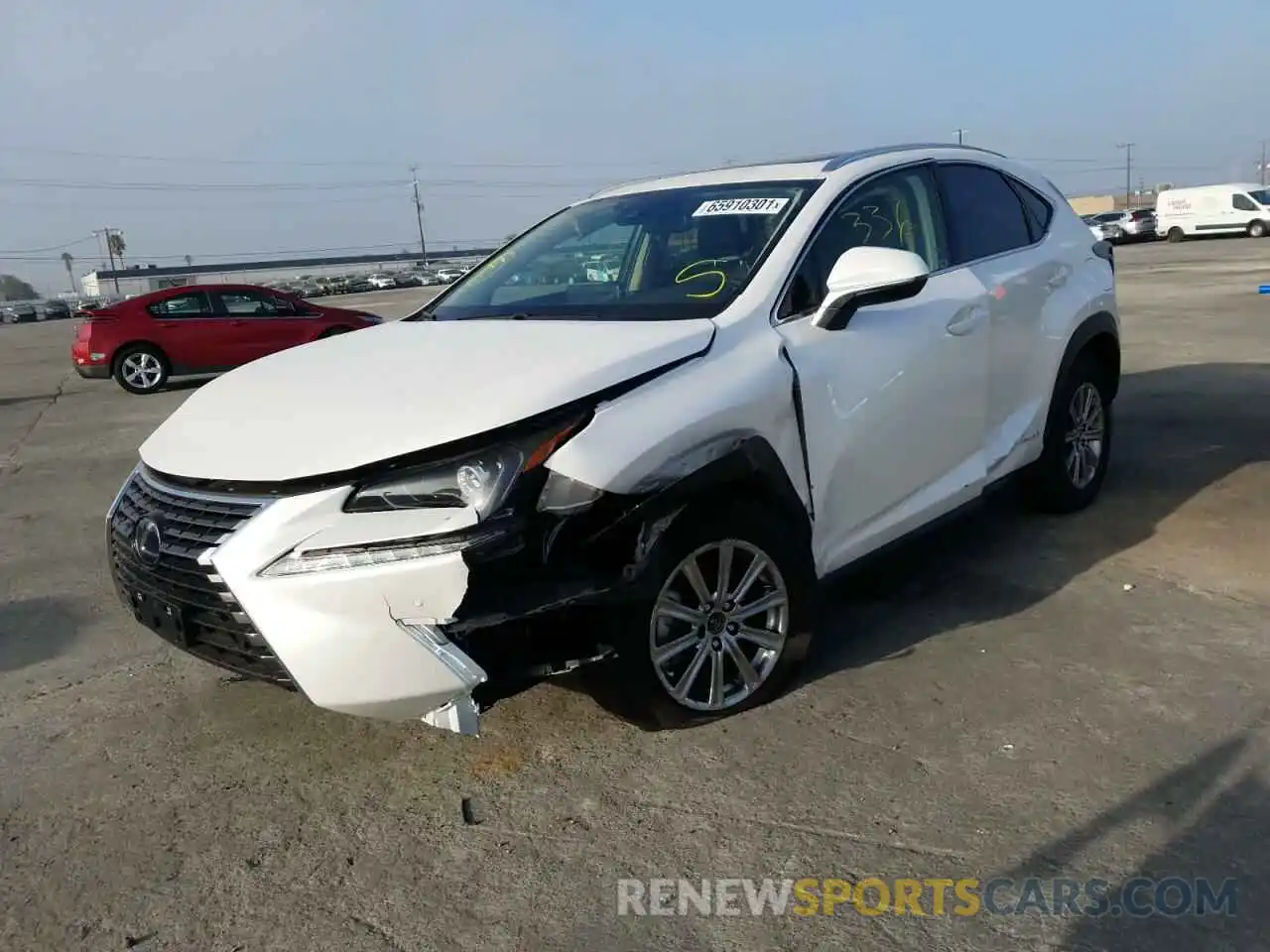 2 Photograph of a damaged car JTJDJRDZ7M2168673 LEXUS NX 2021