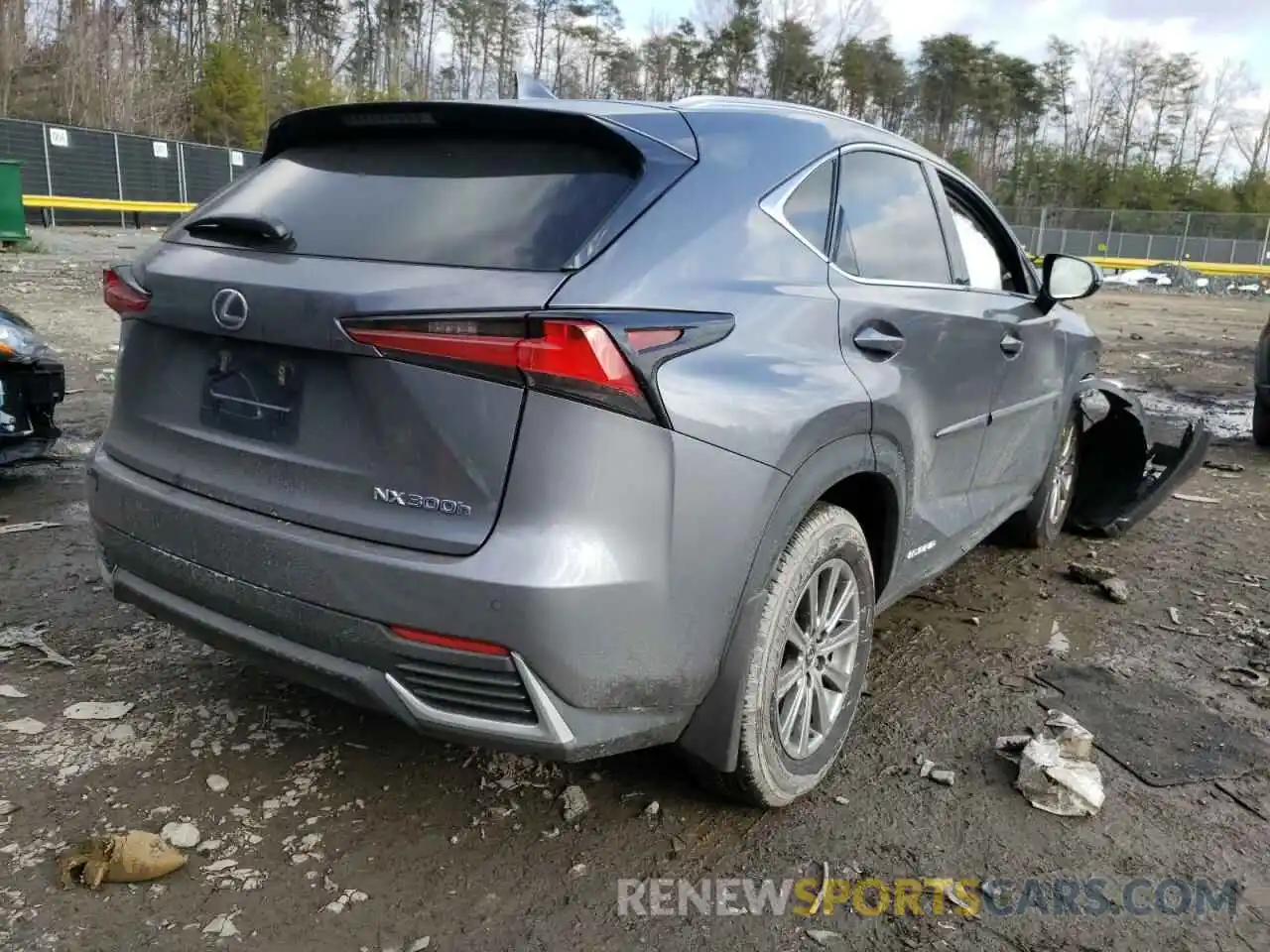 4 Фотография поврежденного автомобиля JTJDJRDZ7M2169628 LEXUS NX 2021