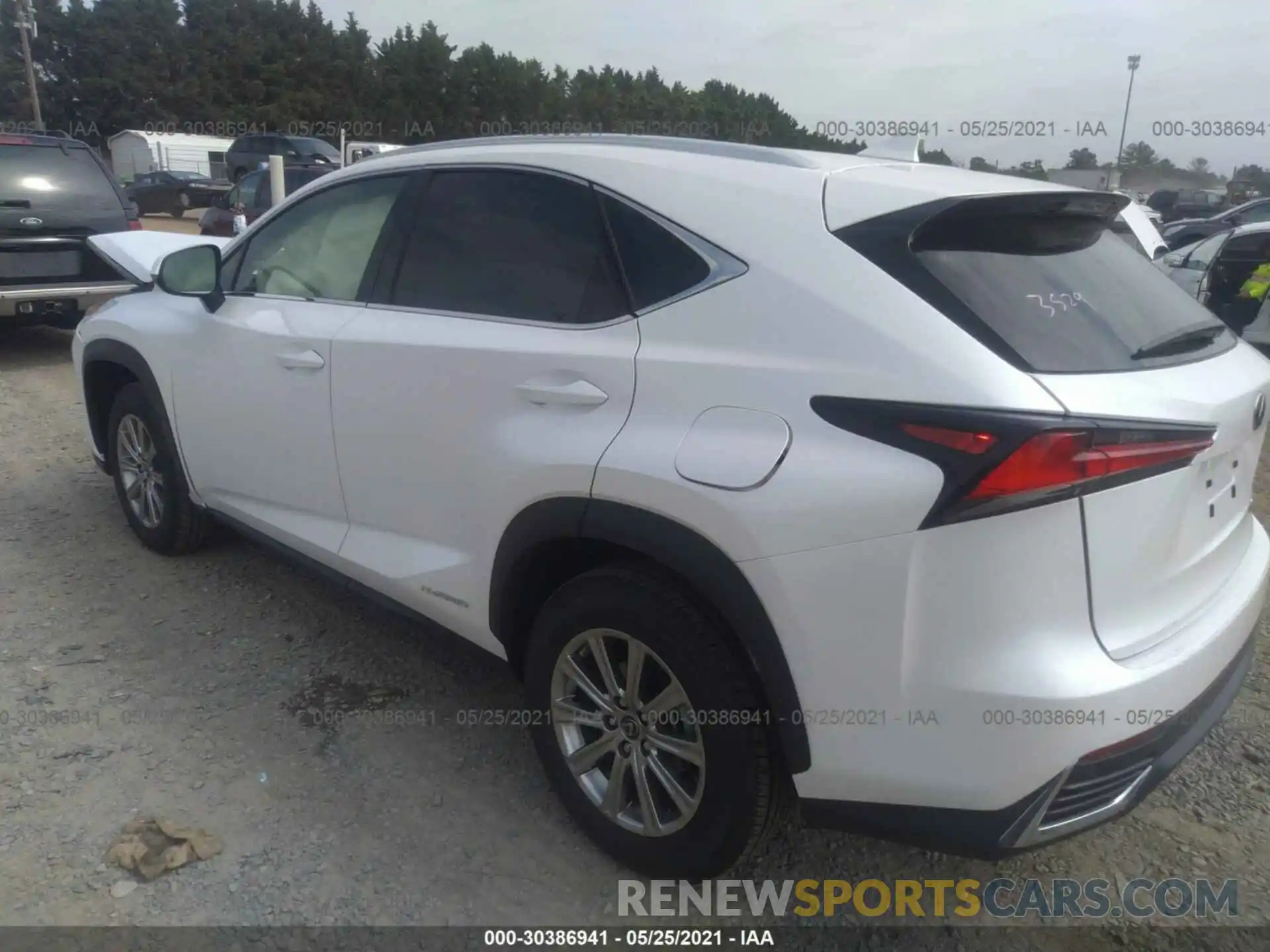 3 Фотография поврежденного автомобиля JTJDJRDZ8M2149288 LEXUS NX 2021