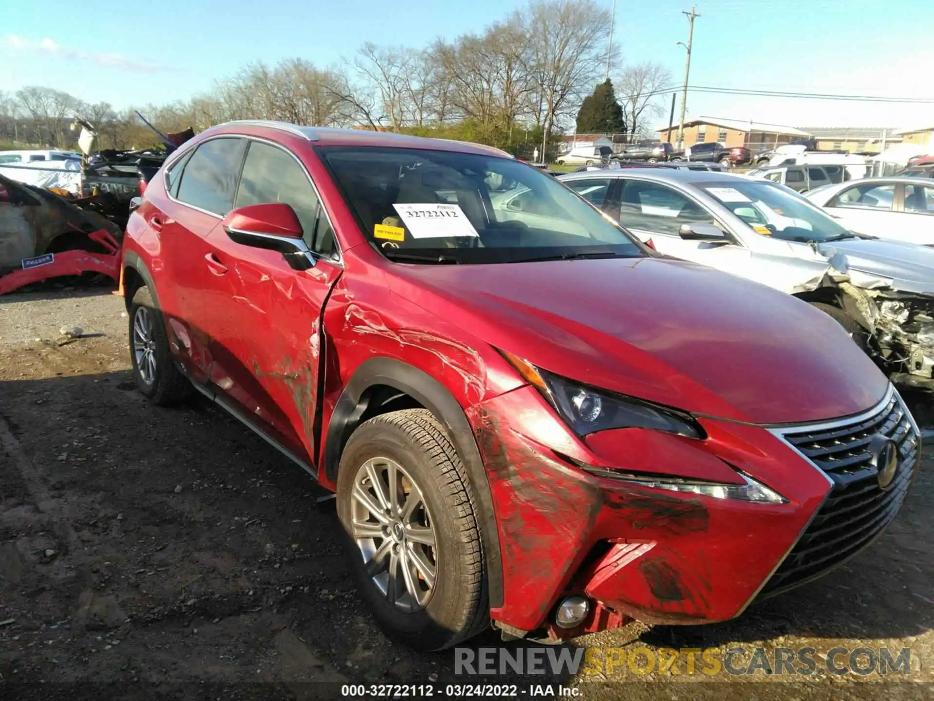 1 Photograph of a damaged car JTJDJRDZ9M5010981 LEXUS NX 2021