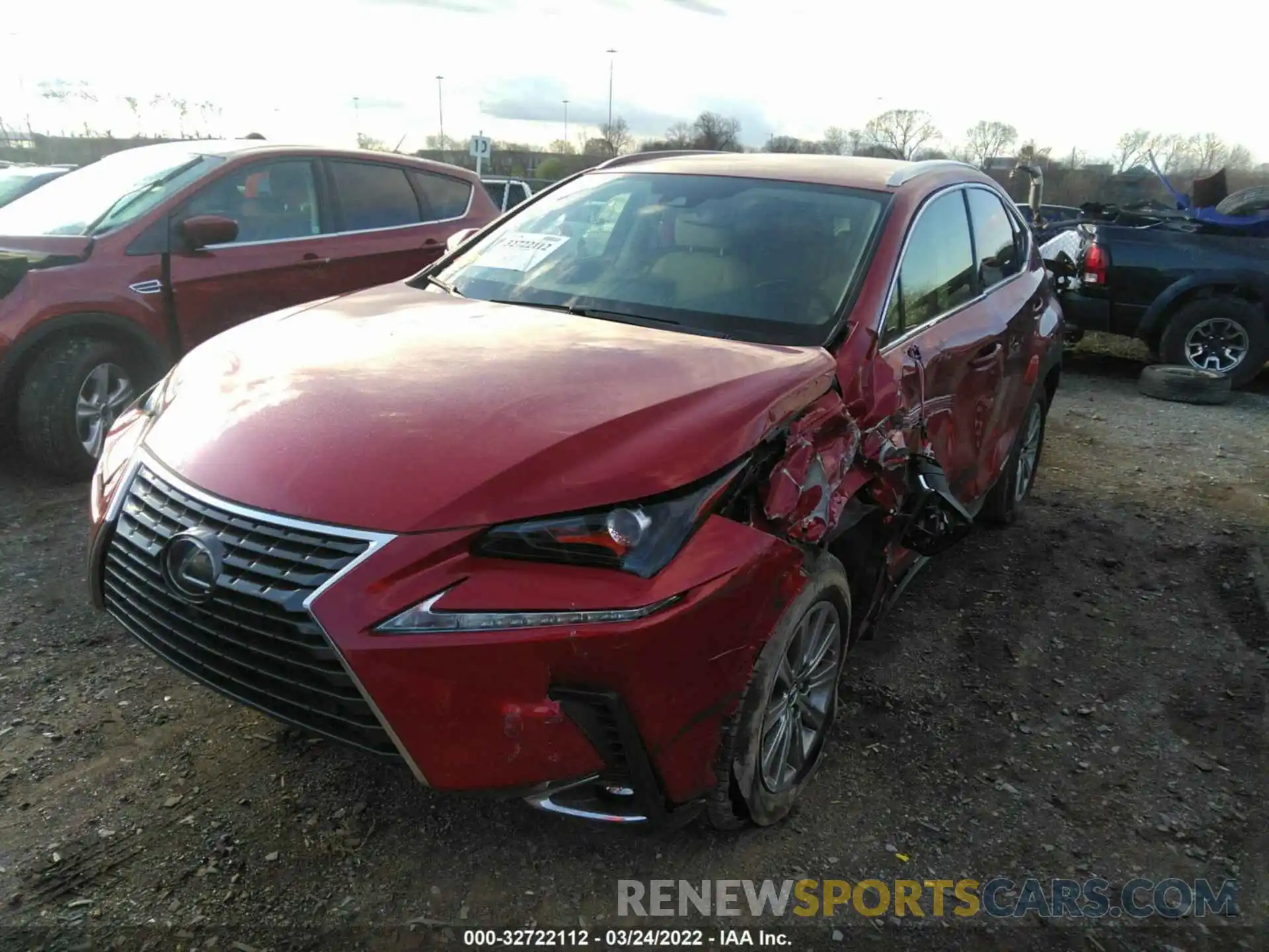 2 Photograph of a damaged car JTJDJRDZ9M5010981 LEXUS NX 2021