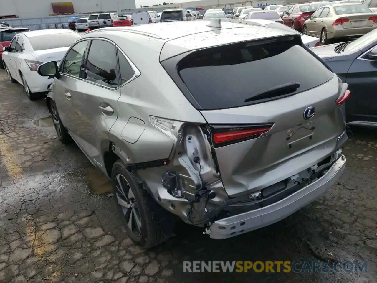 3 Фотография поврежденного автомобиля JTJDJRDZXM2155044 LEXUS NX 2021