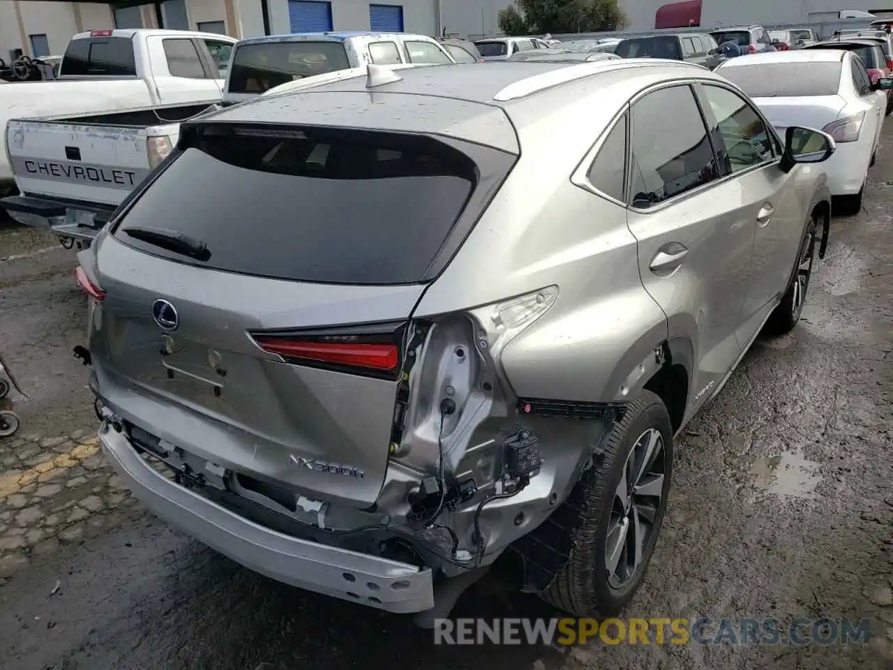 4 Фотография поврежденного автомобиля JTJDJRDZXM2155044 LEXUS NX 2021