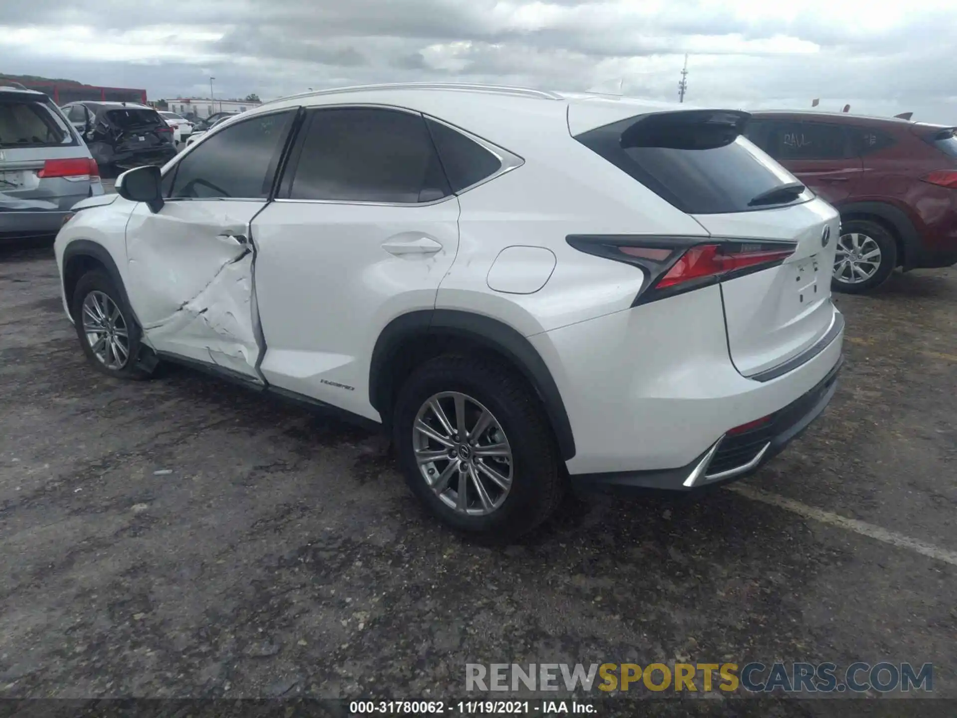 3 Photograph of a damaged car JTJDJRDZXM5011699 LEXUS NX 2021