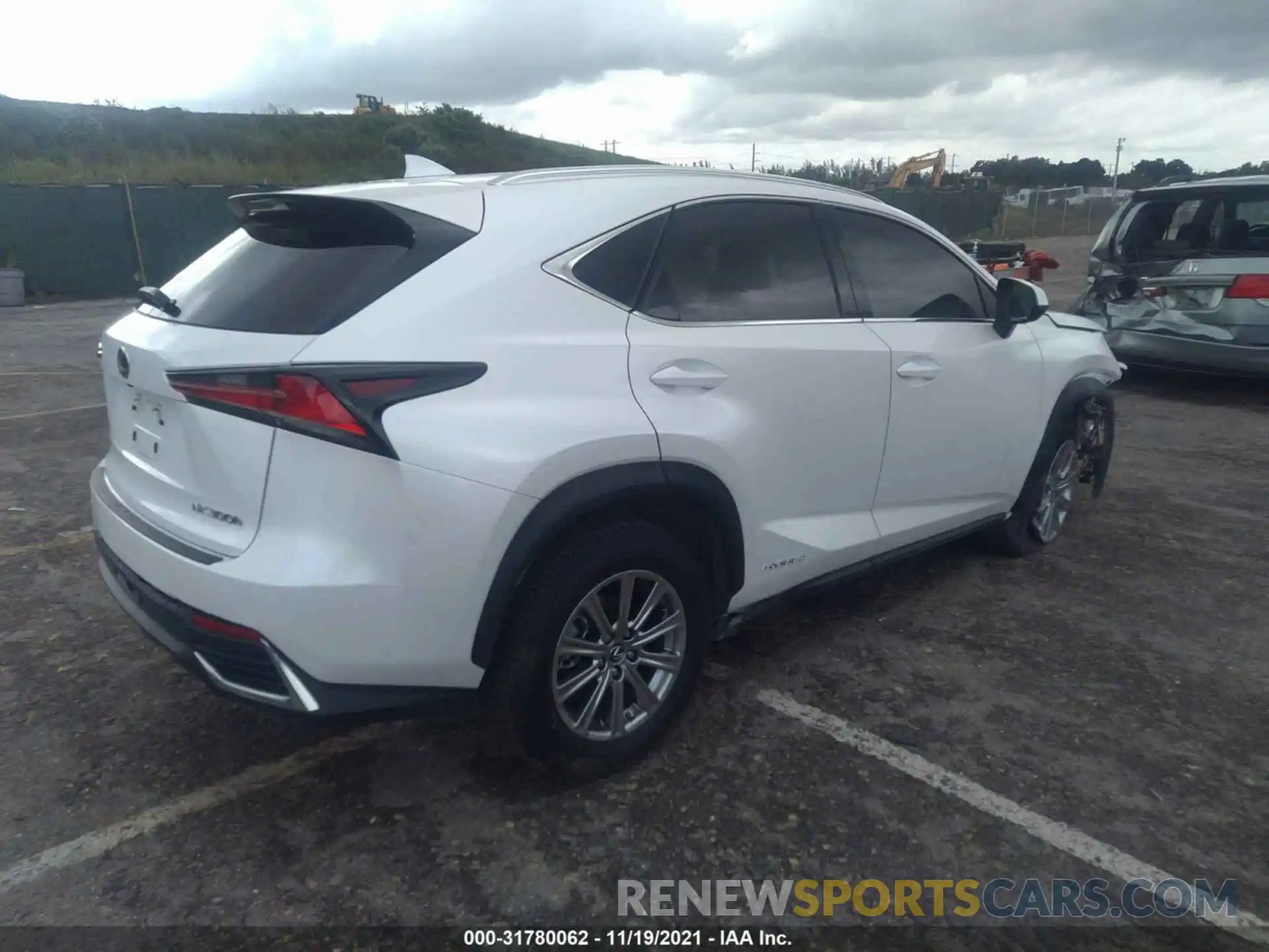 4 Photograph of a damaged car JTJDJRDZXM5011699 LEXUS NX 2021