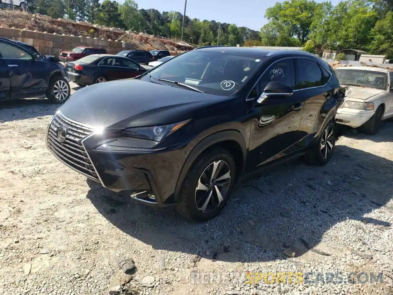 2 Фотография поврежденного автомобиля JTJGARBZ0M2178459 LEXUS NX 2021