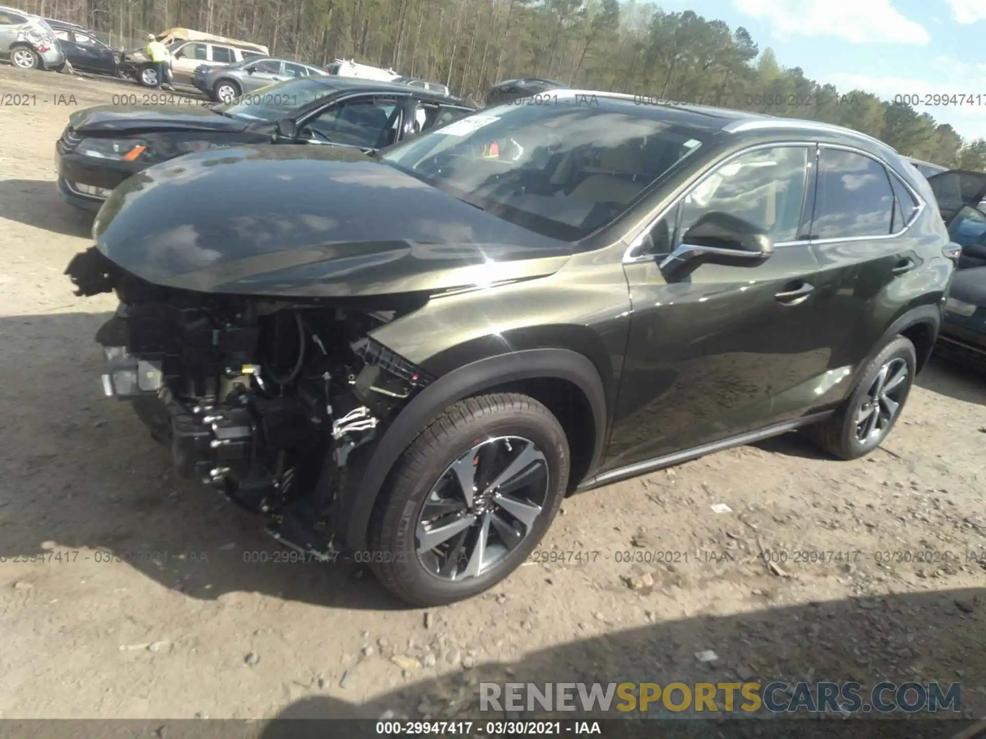 2 Photograph of a damaged car JTJGARBZ0M2182169 LEXUS NX 2021