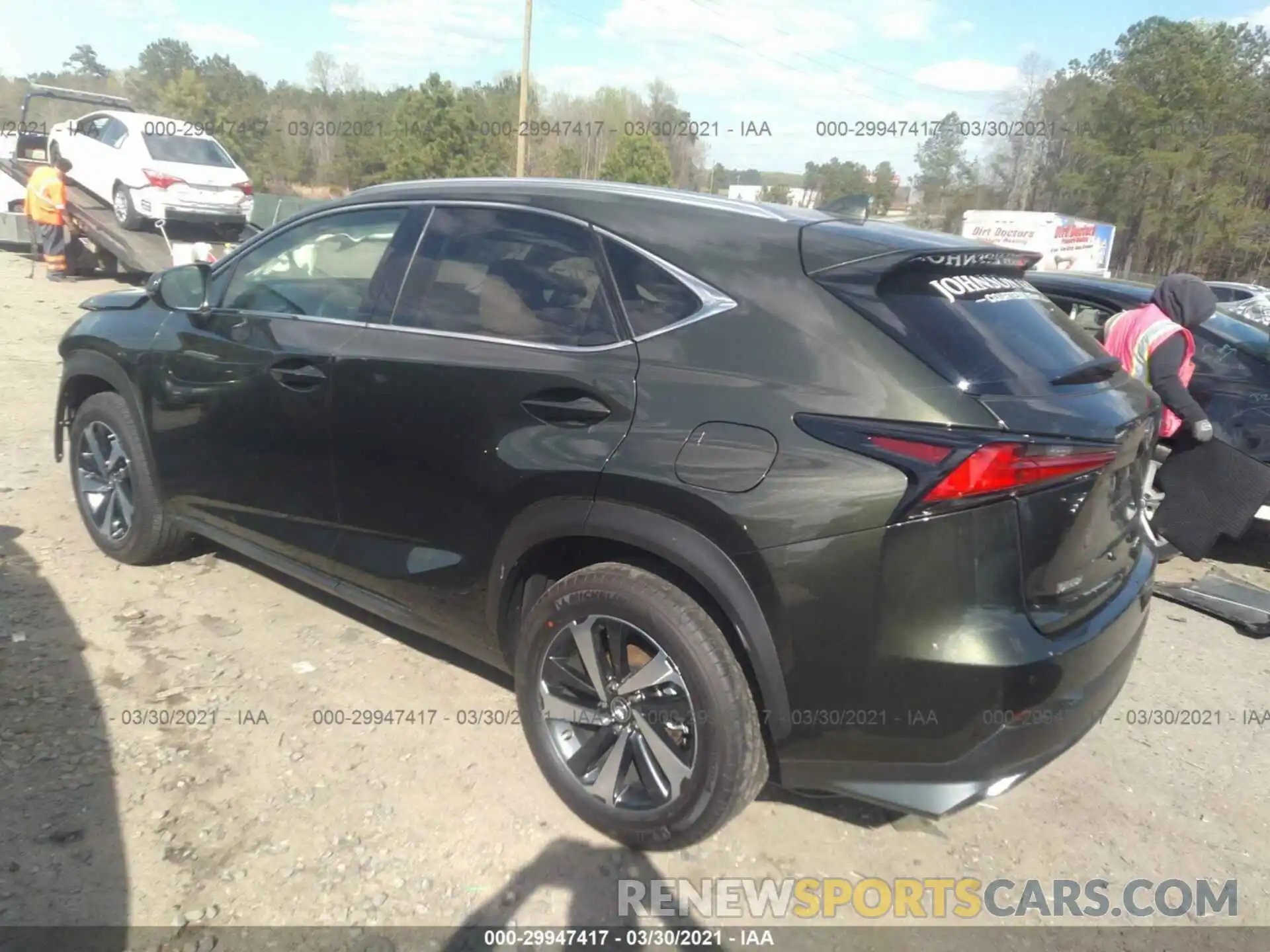 3 Фотография поврежденного автомобиля JTJGARBZ0M2182169 LEXUS NX 2021