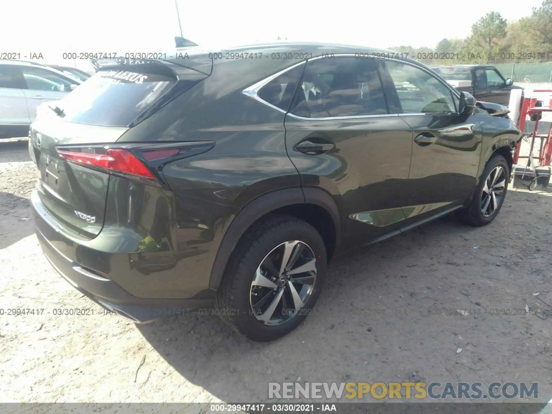 4 Фотография поврежденного автомобиля JTJGARBZ0M2182169 LEXUS NX 2021