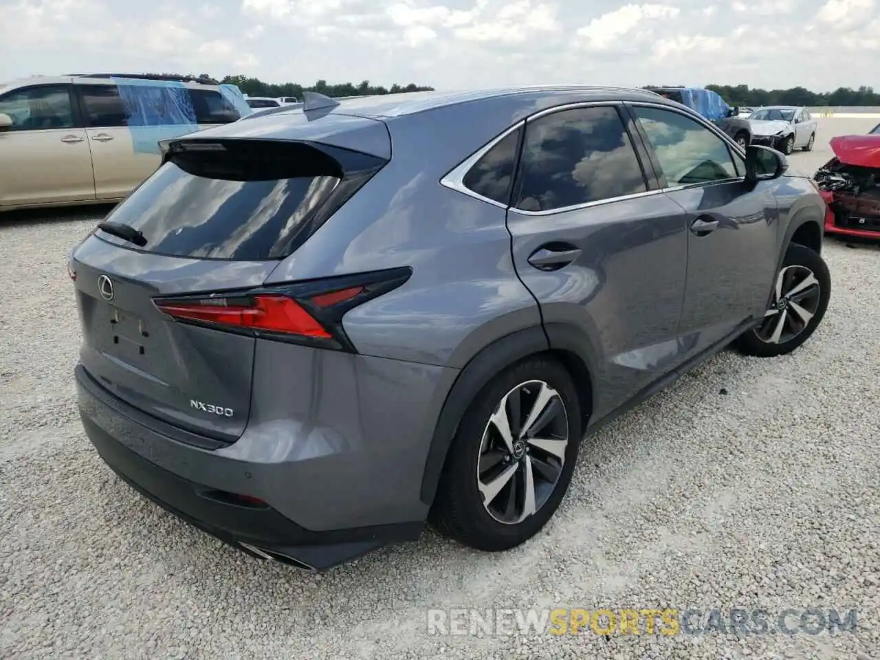 4 Фотография поврежденного автомобиля JTJGARBZ0M2184729 LEXUS NX 2021