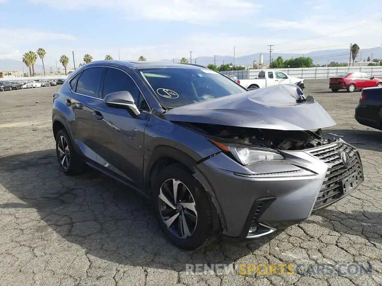 1 Фотография поврежденного автомобиля JTJGARBZ0M2185301 LEXUS NX 2021