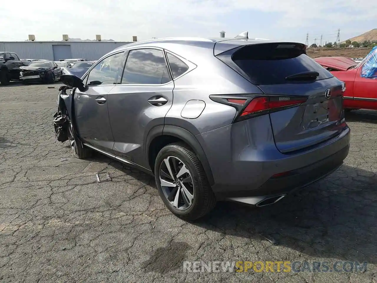 3 Фотография поврежденного автомобиля JTJGARBZ0M2185301 LEXUS NX 2021